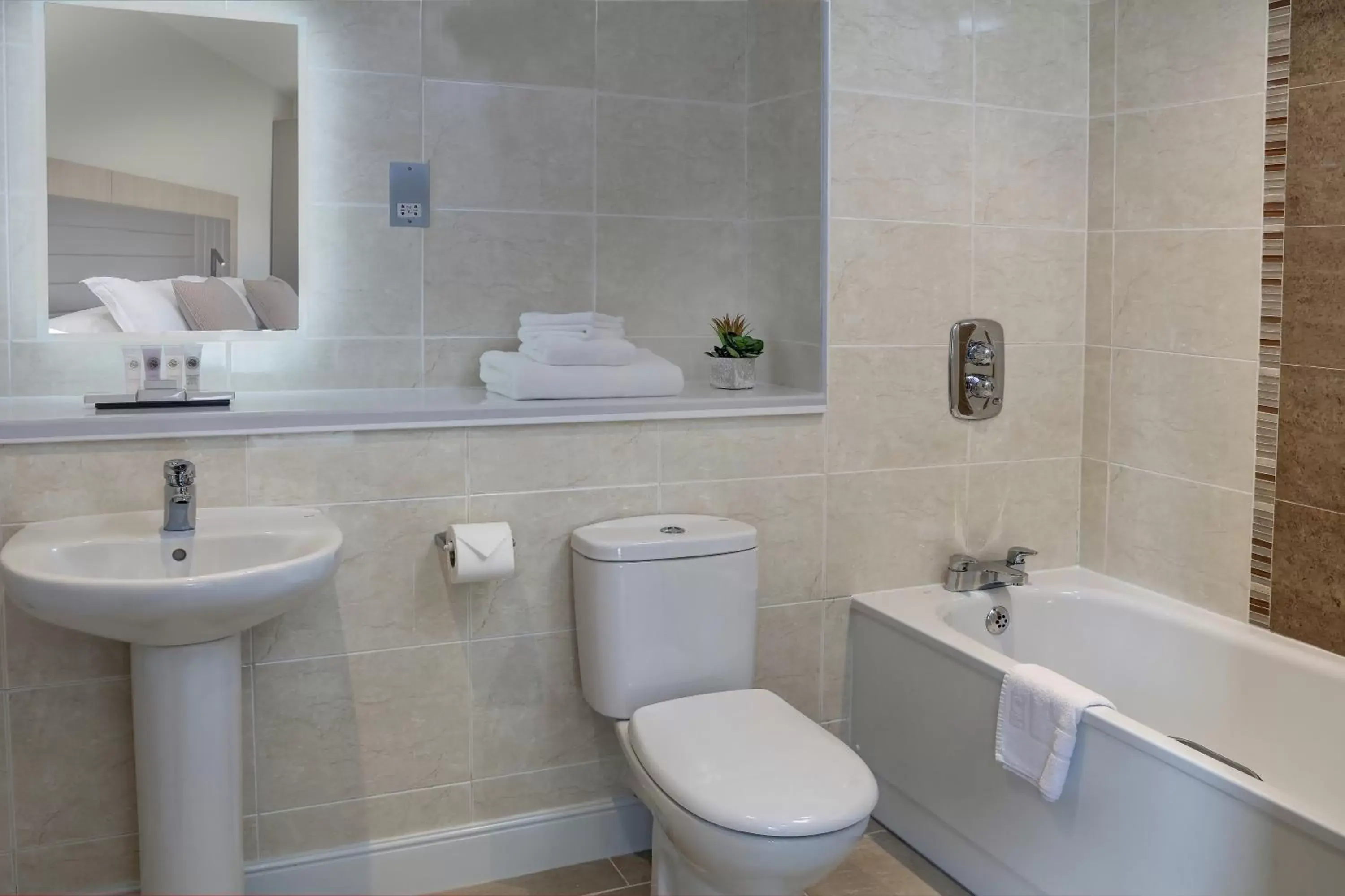 Bathroom in Mytton Fold Hotel, Ribble Valley