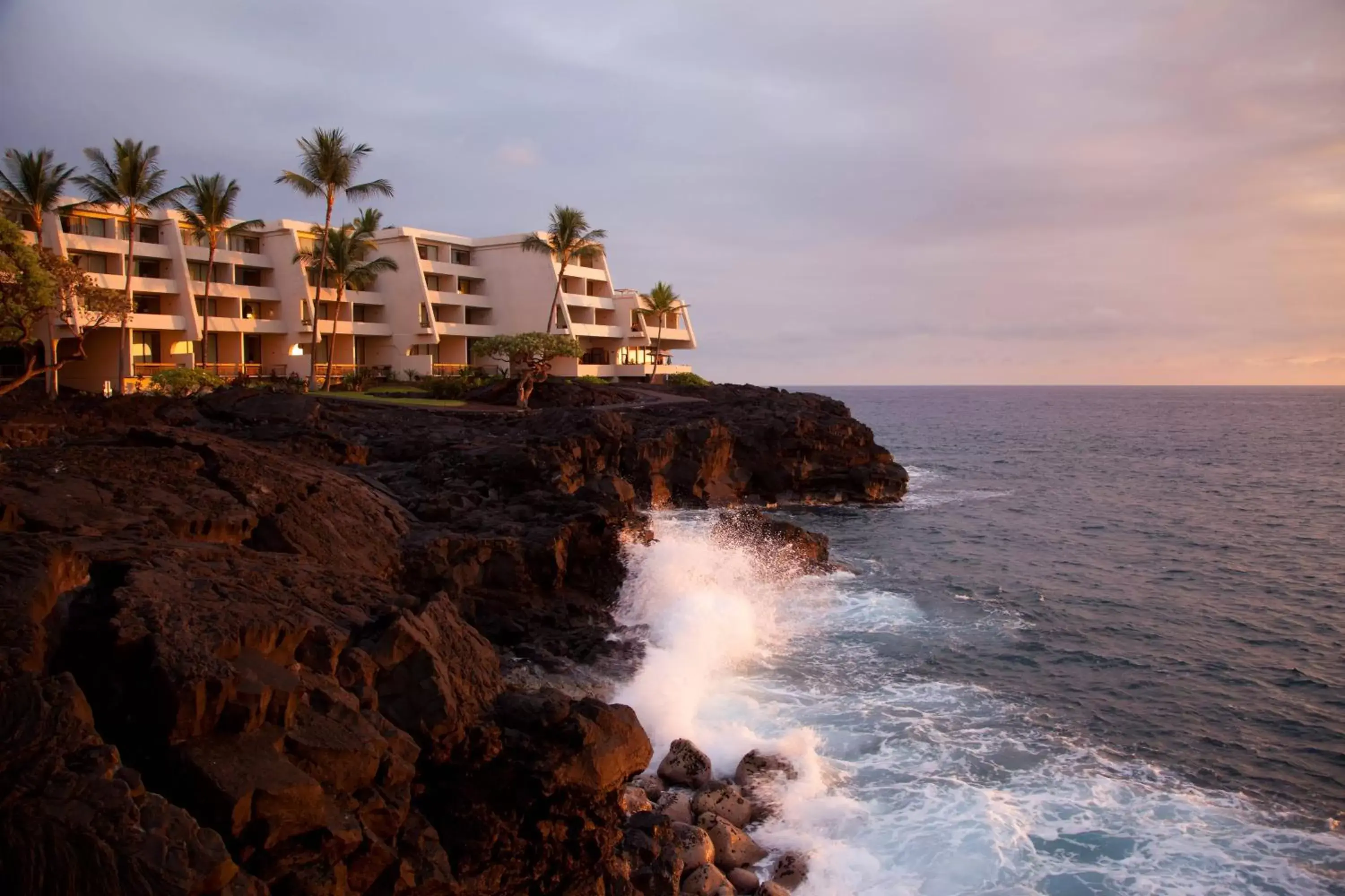 Property building in Outrigger Kona Resort and Spa