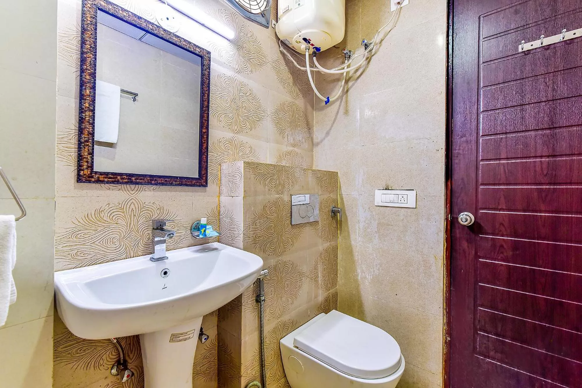 Toilet, Bathroom in FabHotel Surya Residency GMS Road