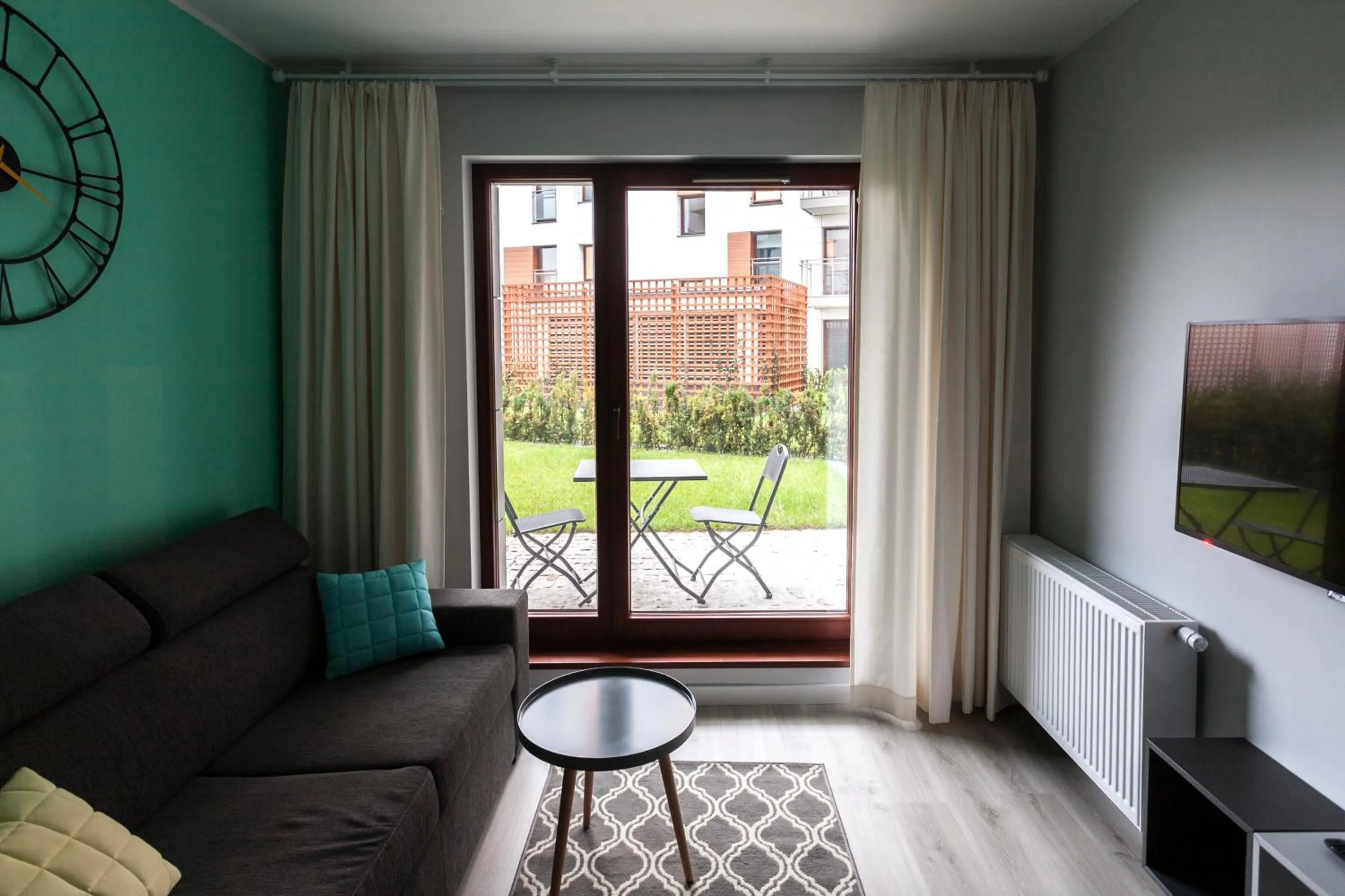 Balcony/Terrace in GRANO APARTMENTS Gdańsk Motława SPA & Wellness