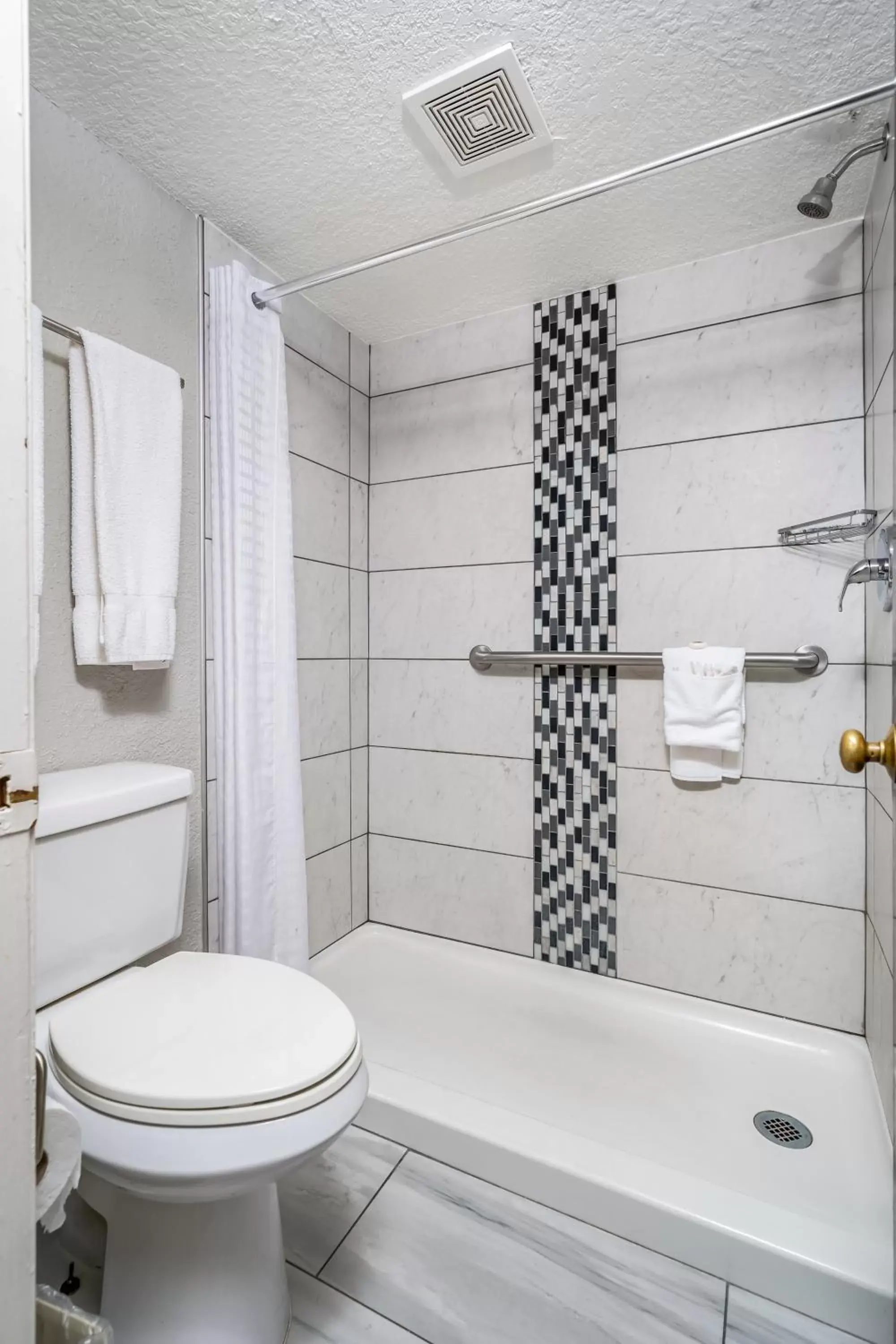 Shower in GatorTown Inn Shower in GatorTown Inn