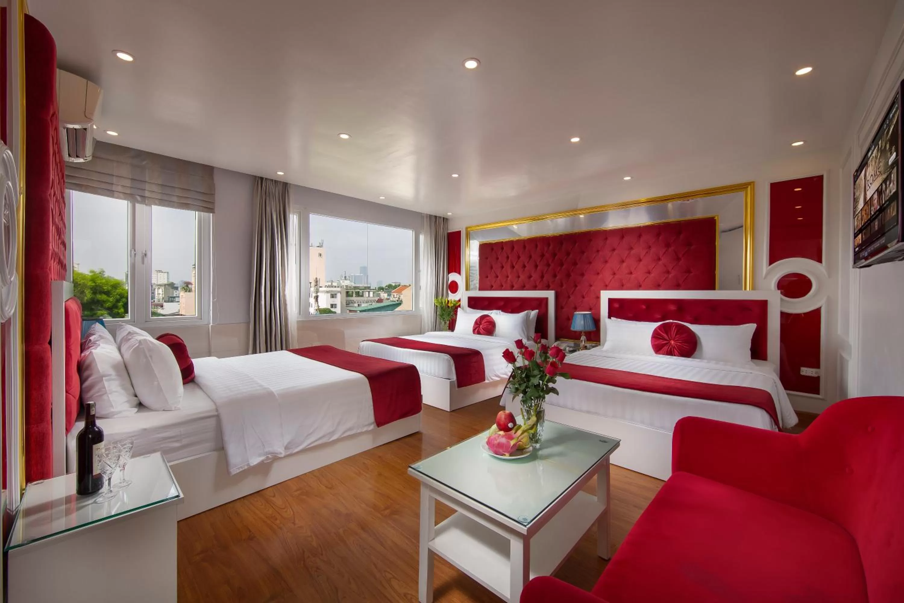 Bedroom, Bed in Hanoi Royal Palace Hotel 2