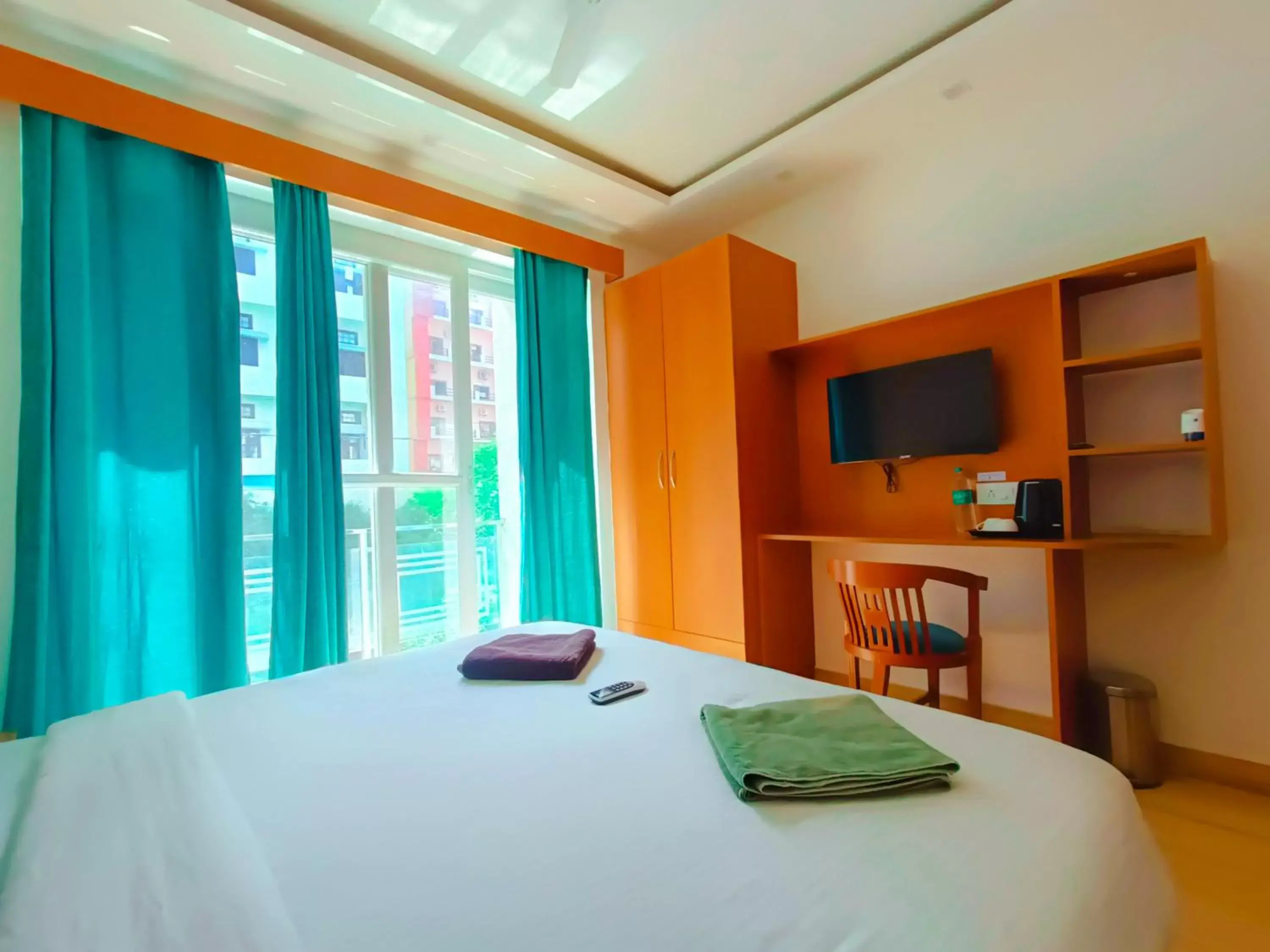 TV and multimedia, Bed in Hotel The Moksham TV and multimedia, Bed in Hotel The Moksham