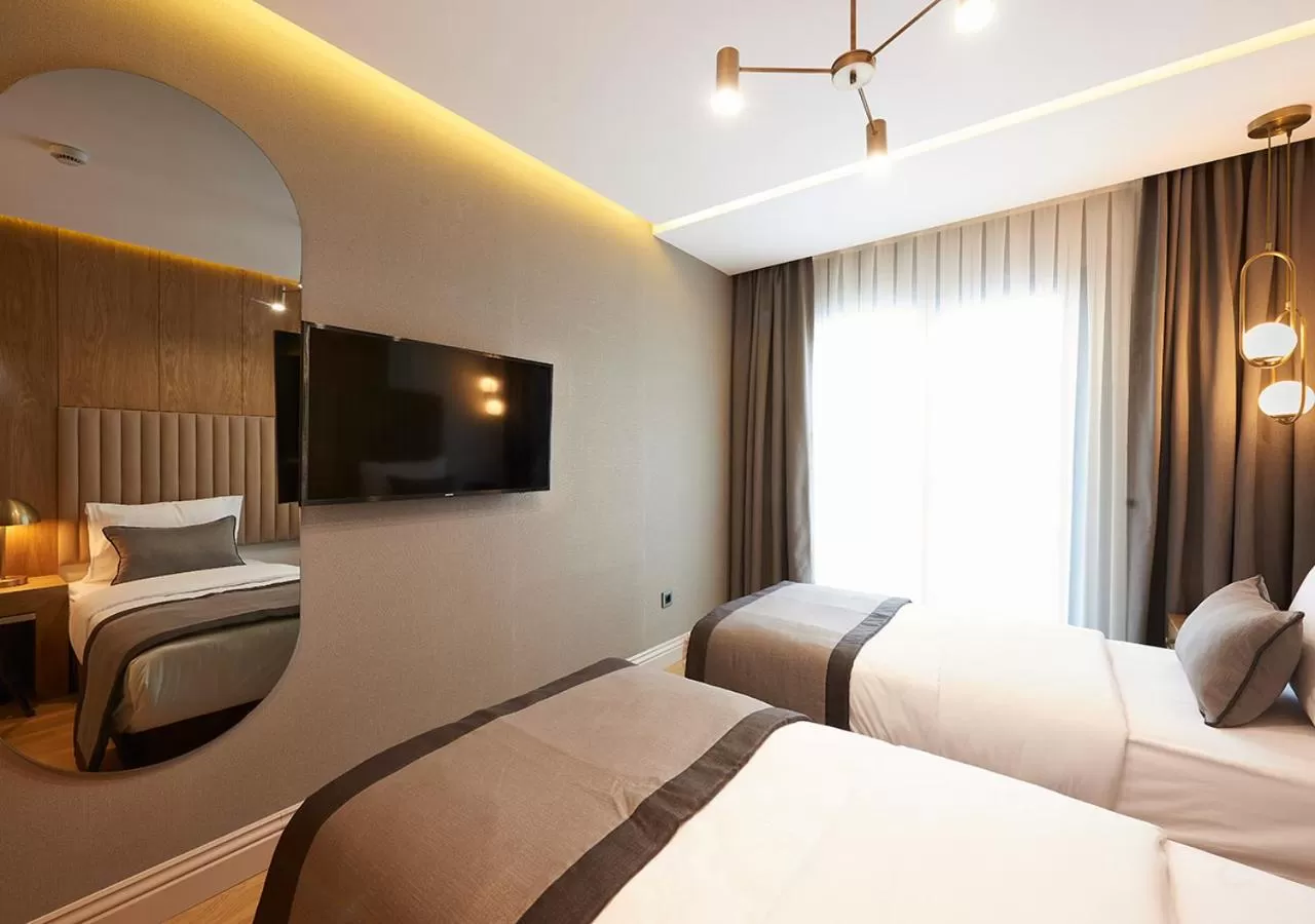 Bed in Dundar Hotel & Spa