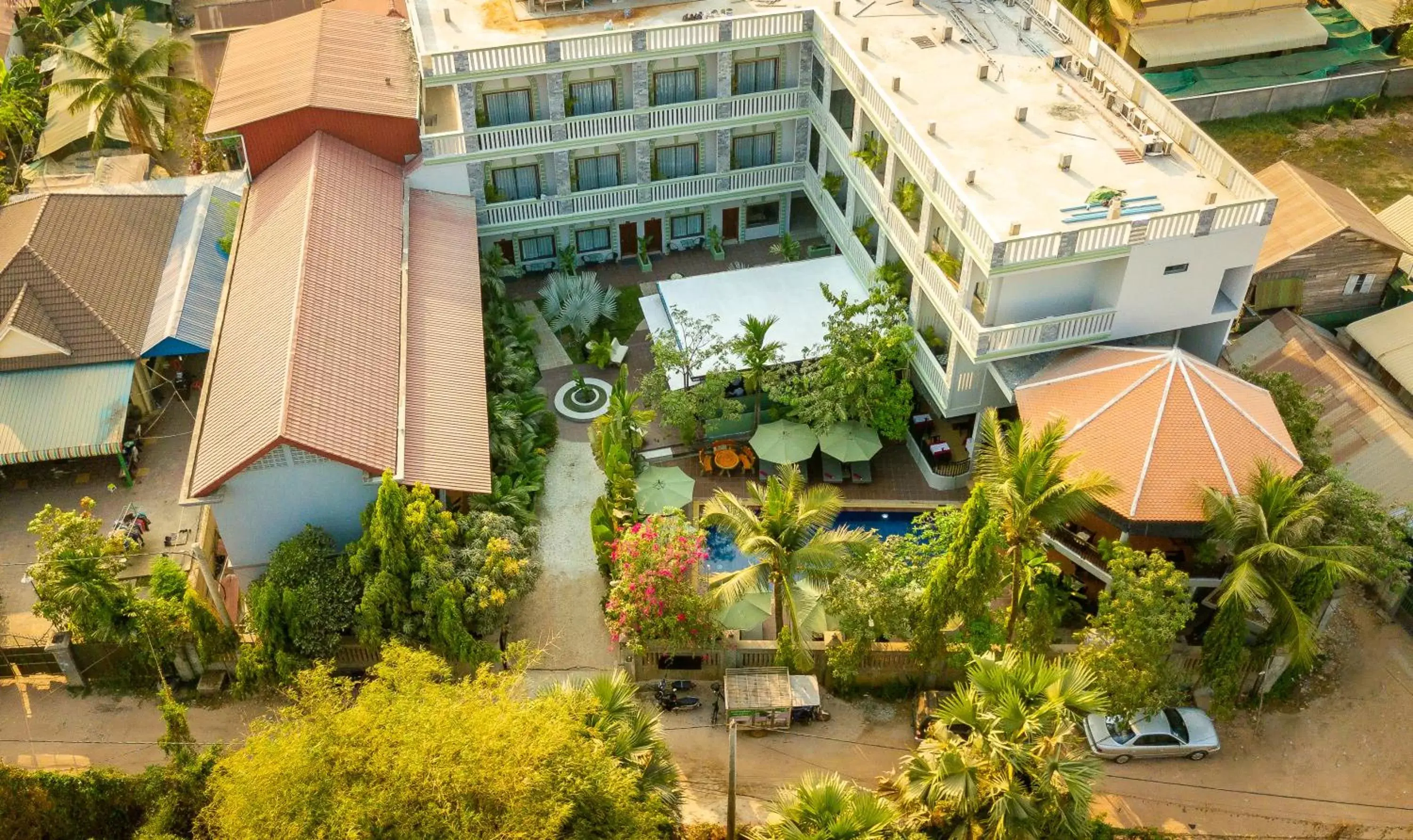 Decorative detail, Bird's-eye View in Reveal Angkor Hotel