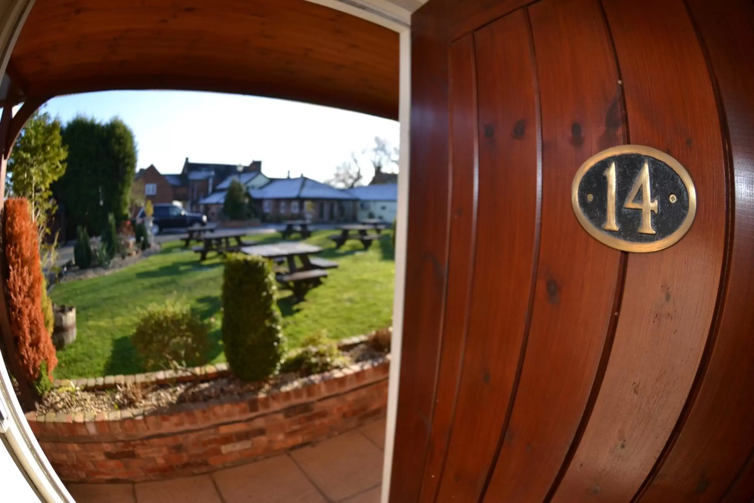 Garden in The Royal Arms Hotel