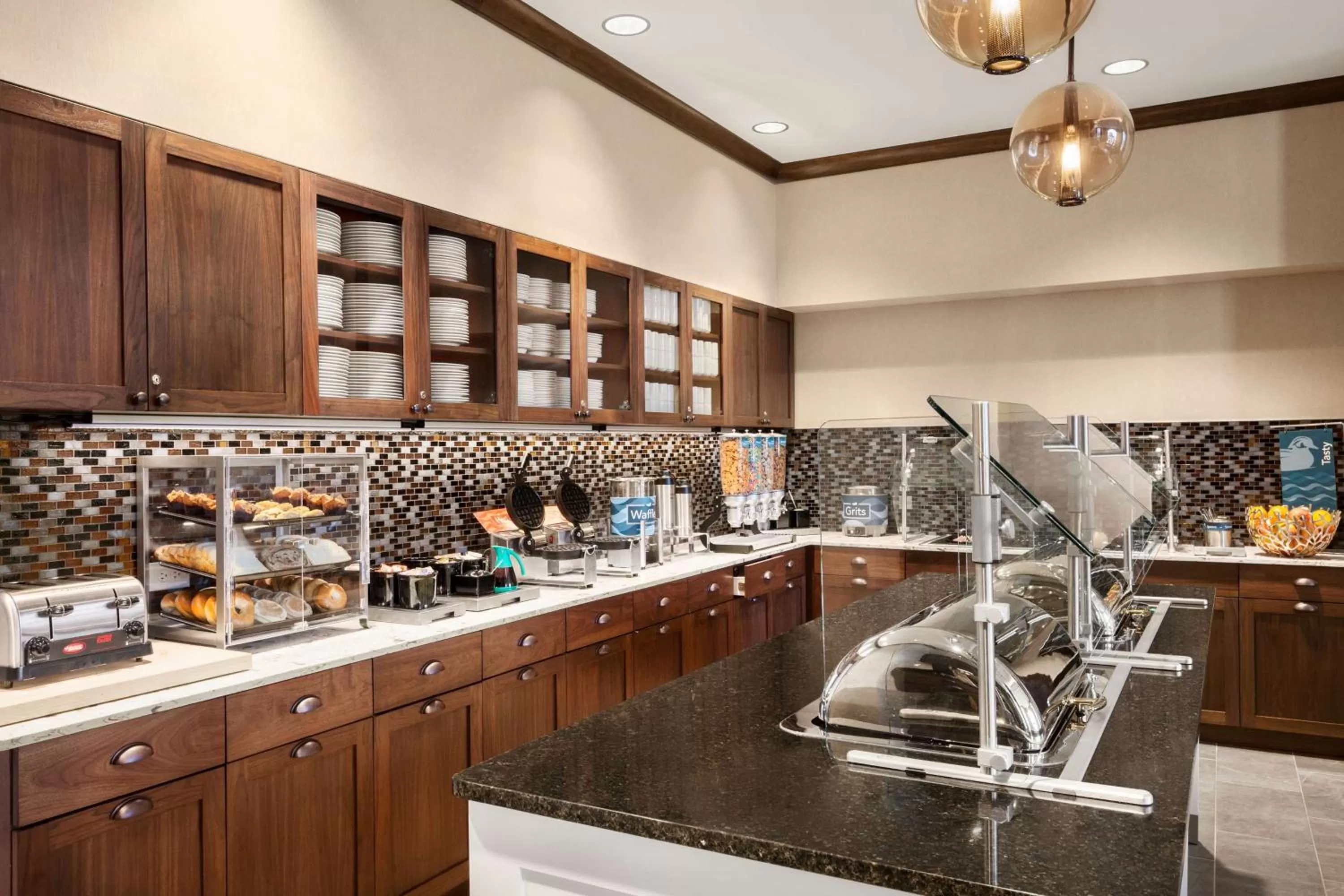 Breakfast in Homewood Suites By Hilton Charlotte Southpark
