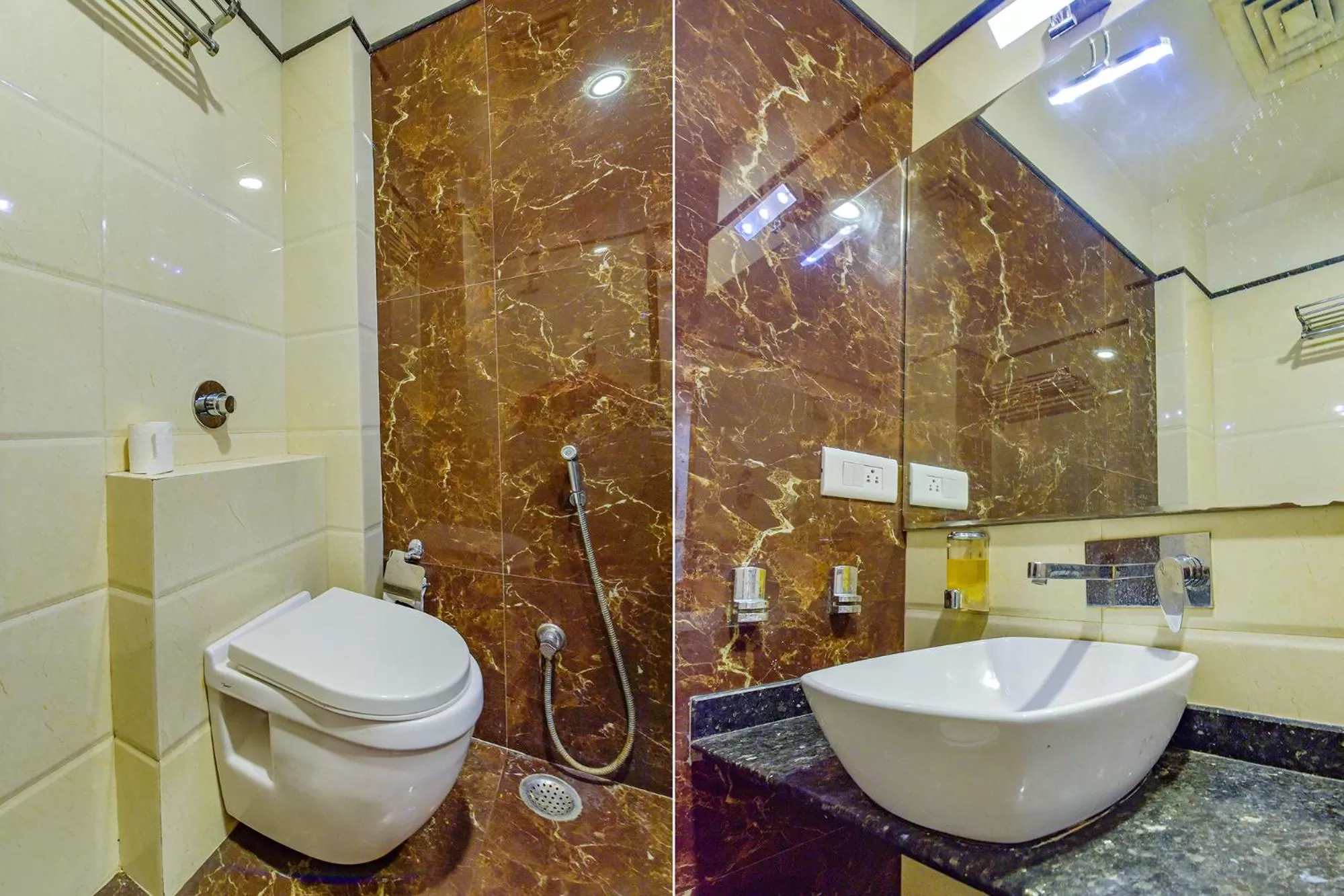 Bathroom in FabHotel Resolute Gopalpura