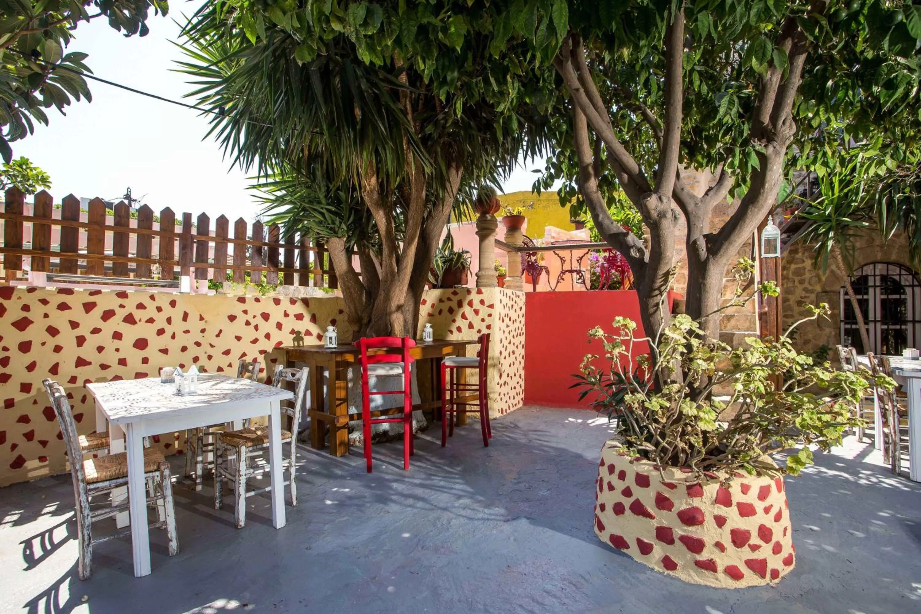 Patio in Attiki Hotel