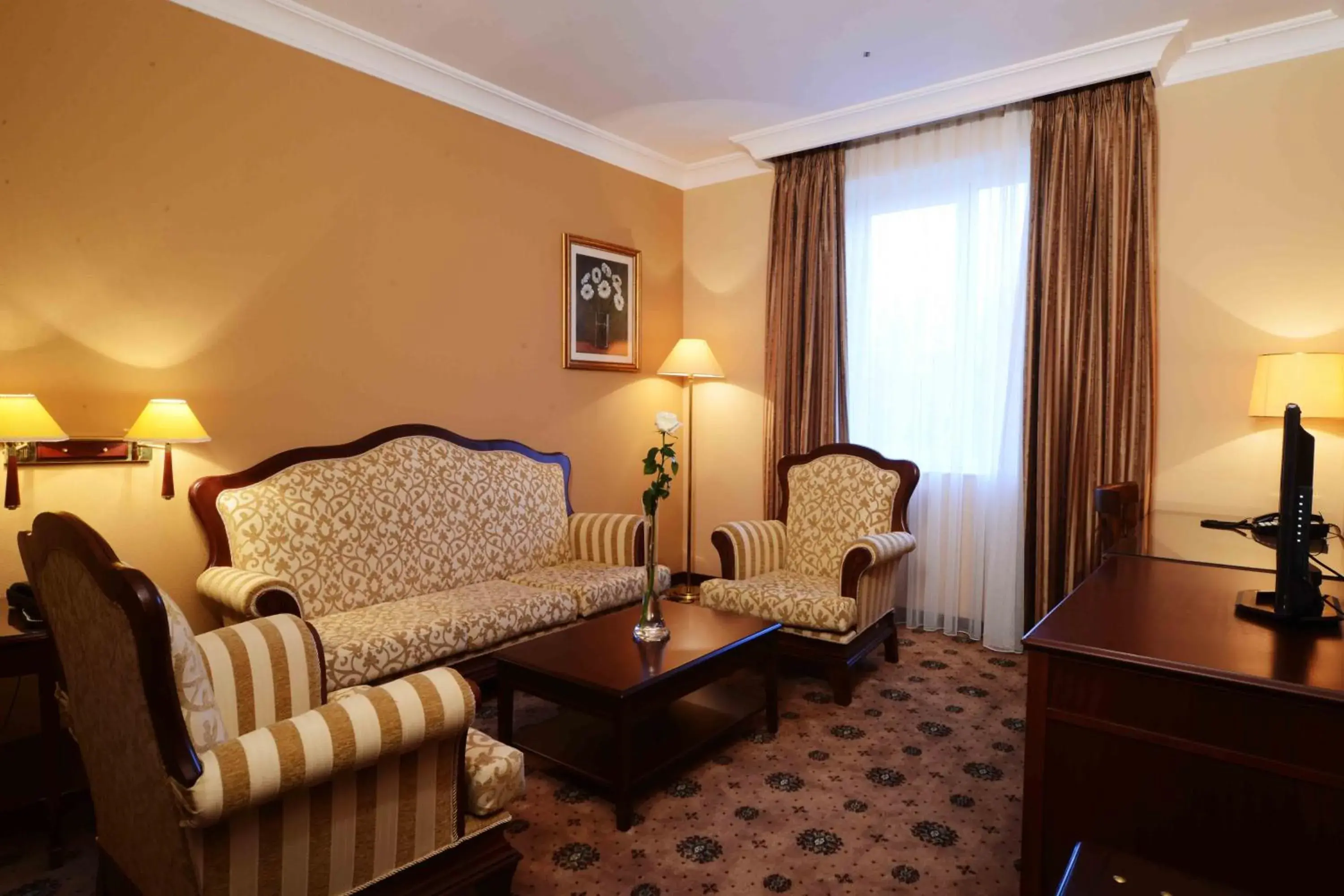 Seating Area in Tashkent Palace Hotel