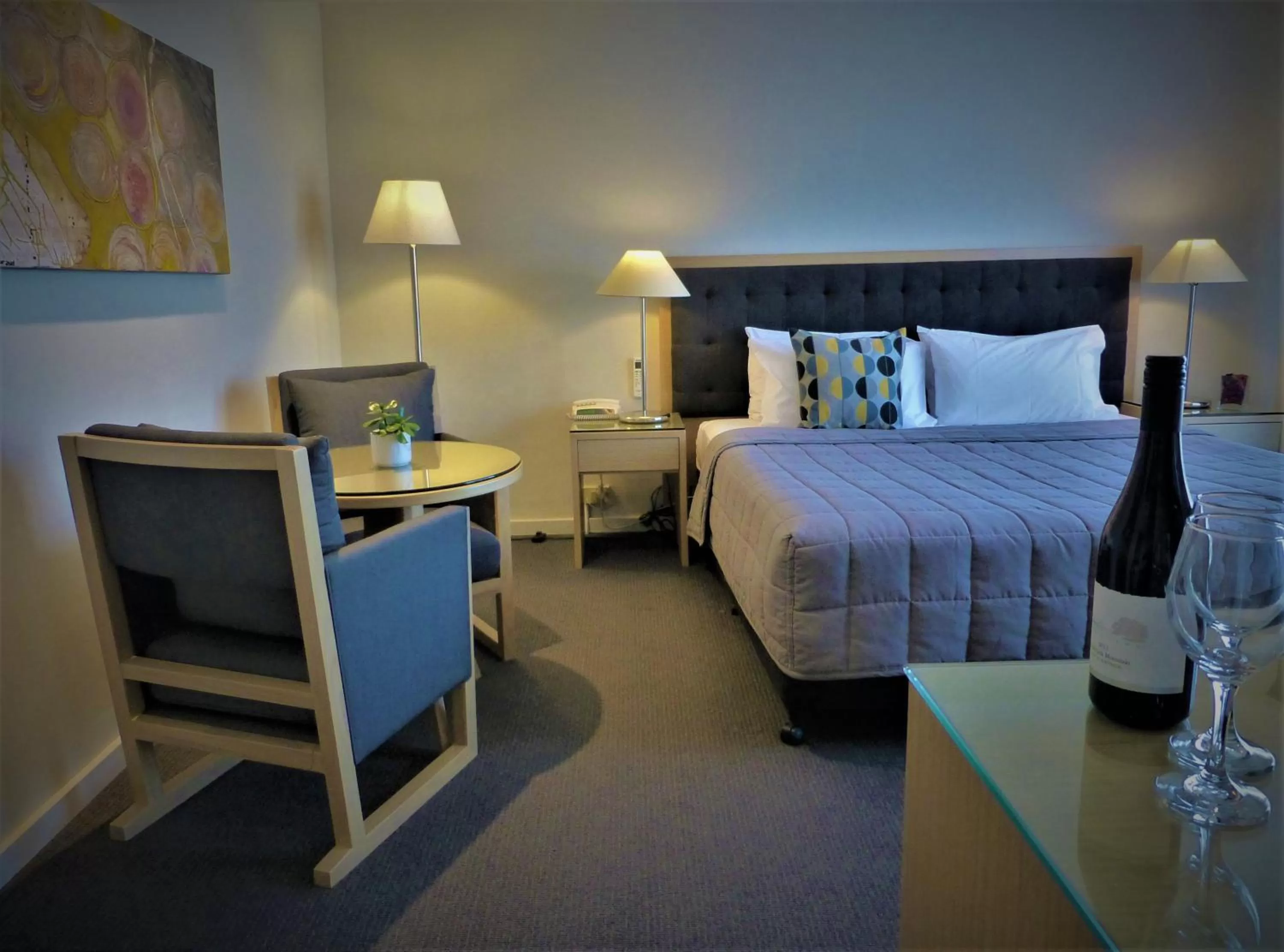 Bed in Park Ridge Retreat