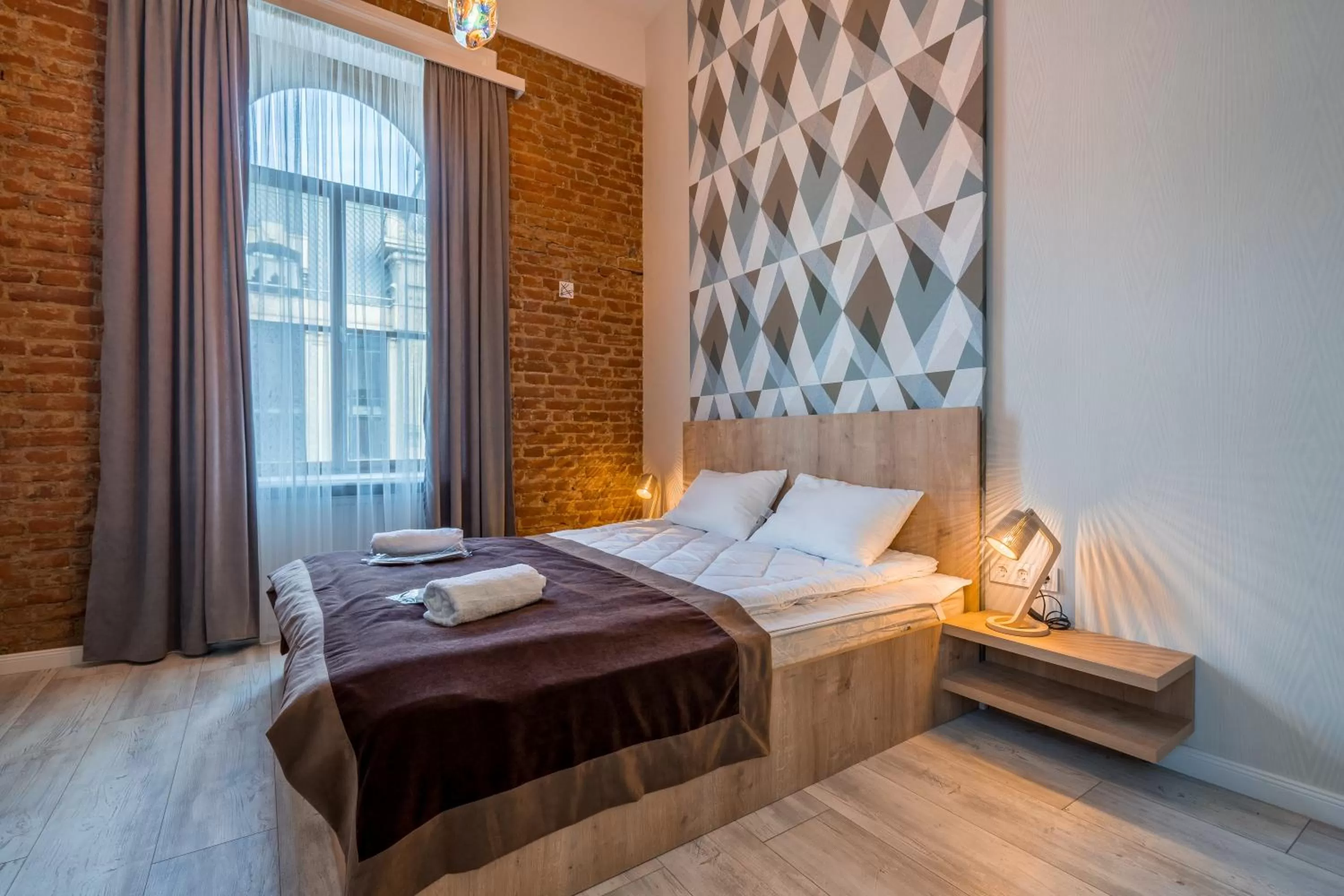 Bed in Mini Hotel on Aghmashenebeli Ave