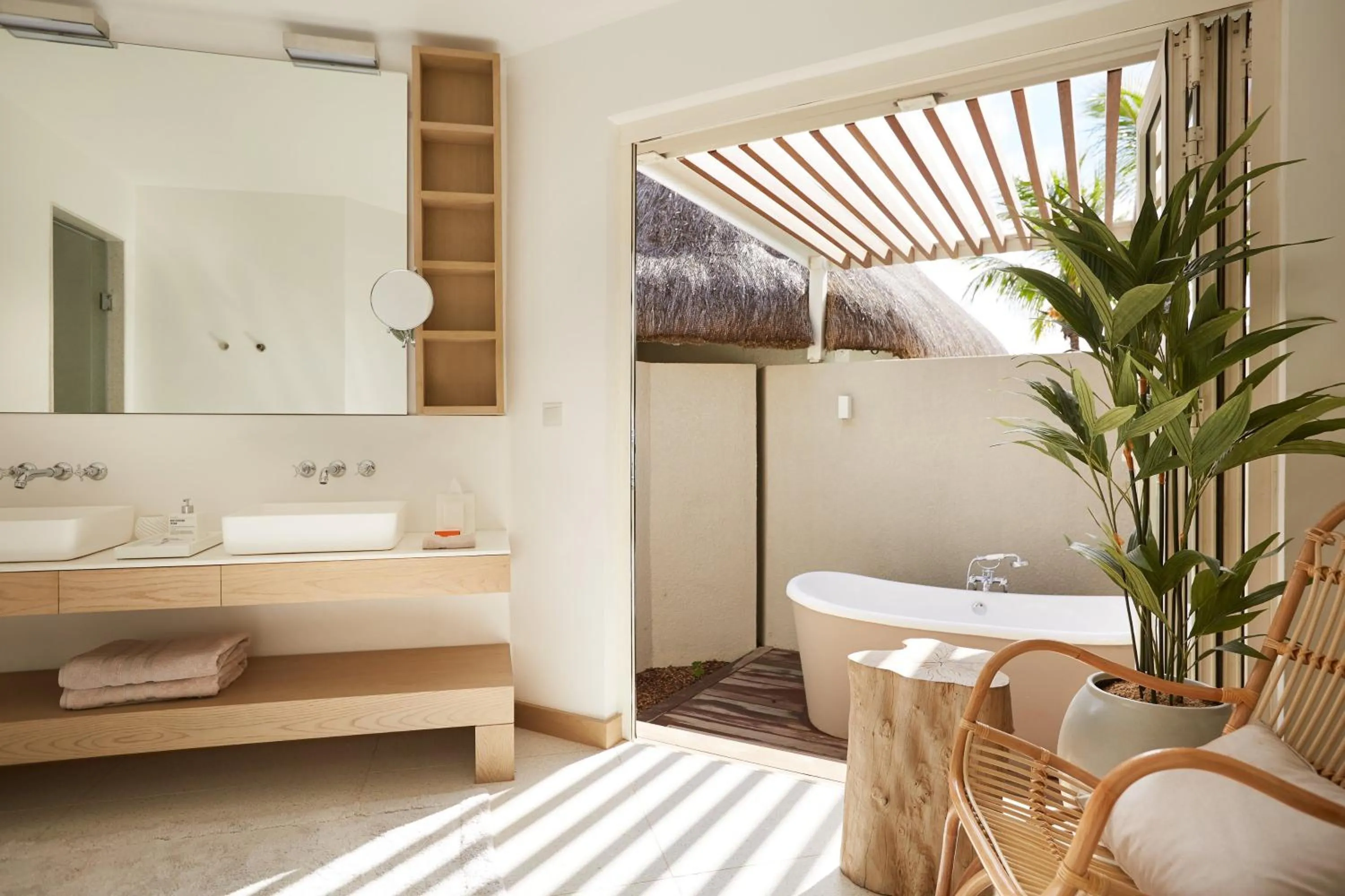 Bathroom in LUX* Grand Gaube Resort & Villas