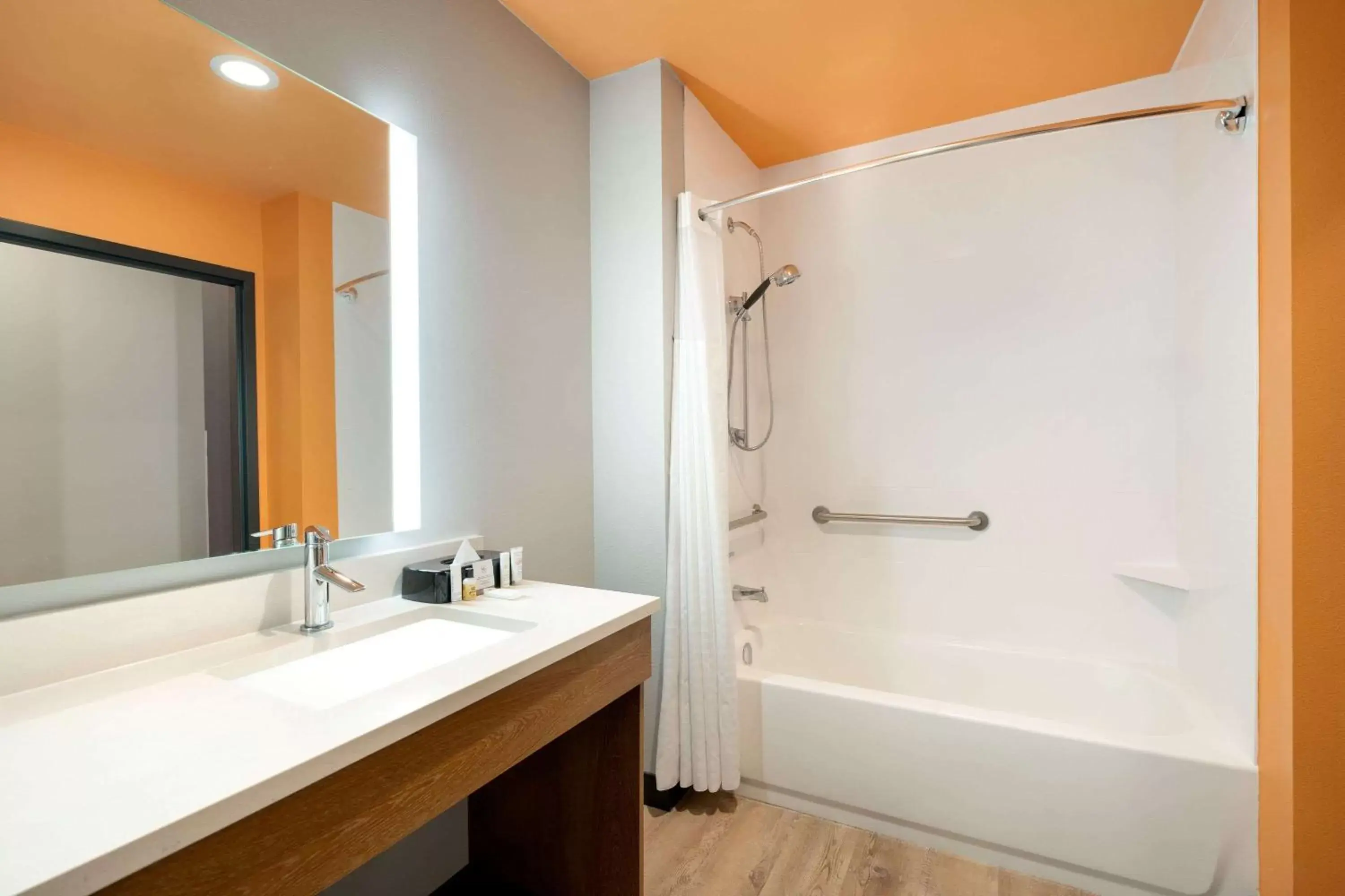 Bathroom in La Quinta Inn & Suites by Wyndham San Antonio Seaworld LAFB