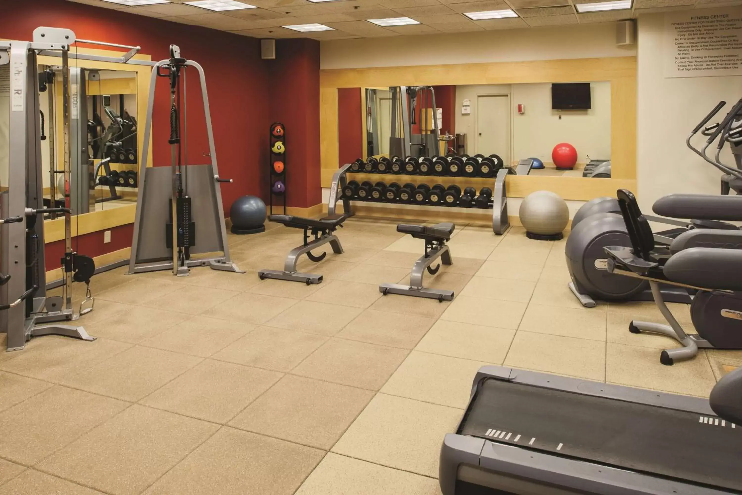 Fitness centre/facilities, Fitness Center/Facilities in DoubleTree by Hilton Hotel & Executive Meeting Center Omaha-Downtown