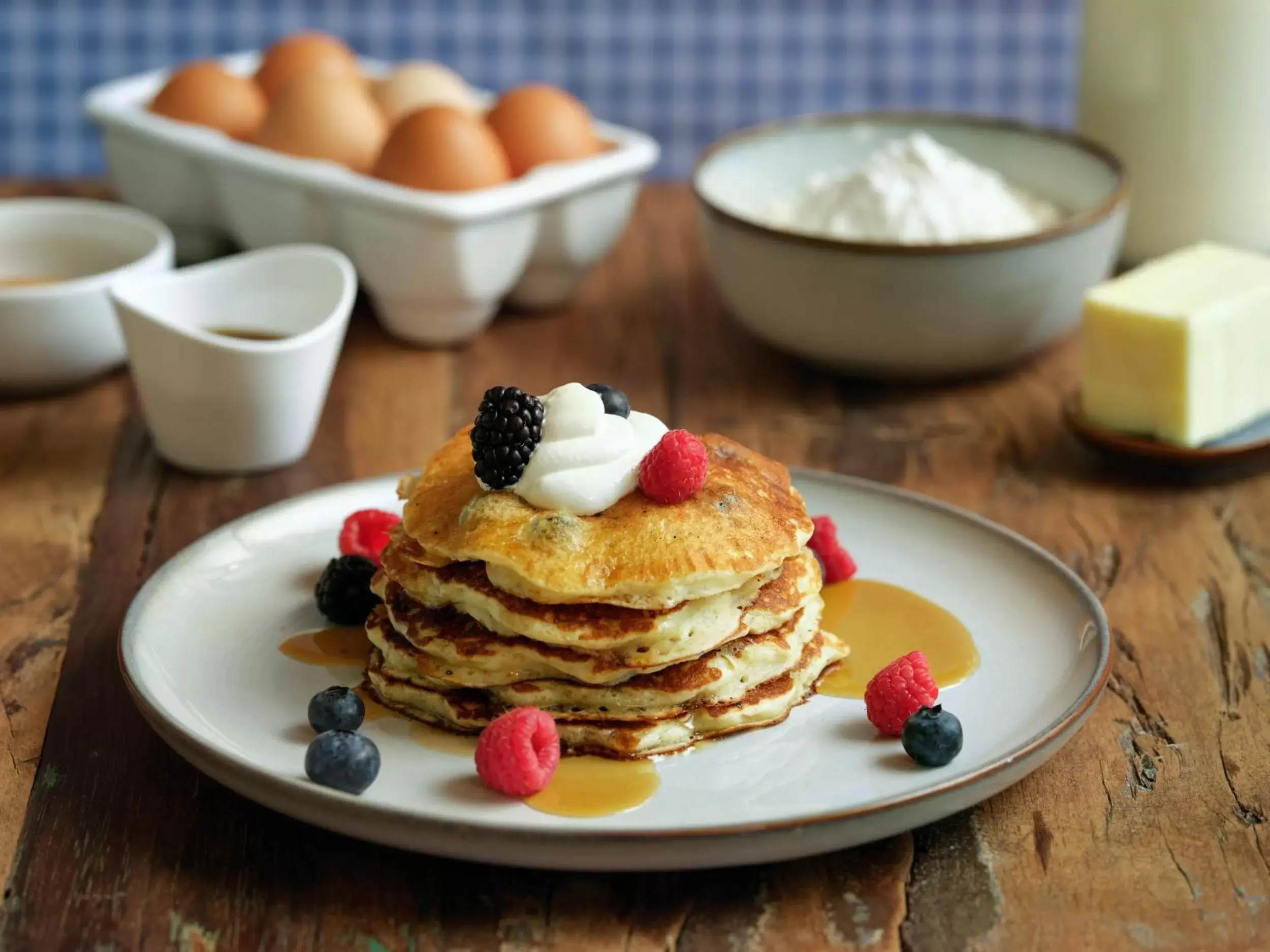 American breakfast in Abbey's Lantern Hill Inn