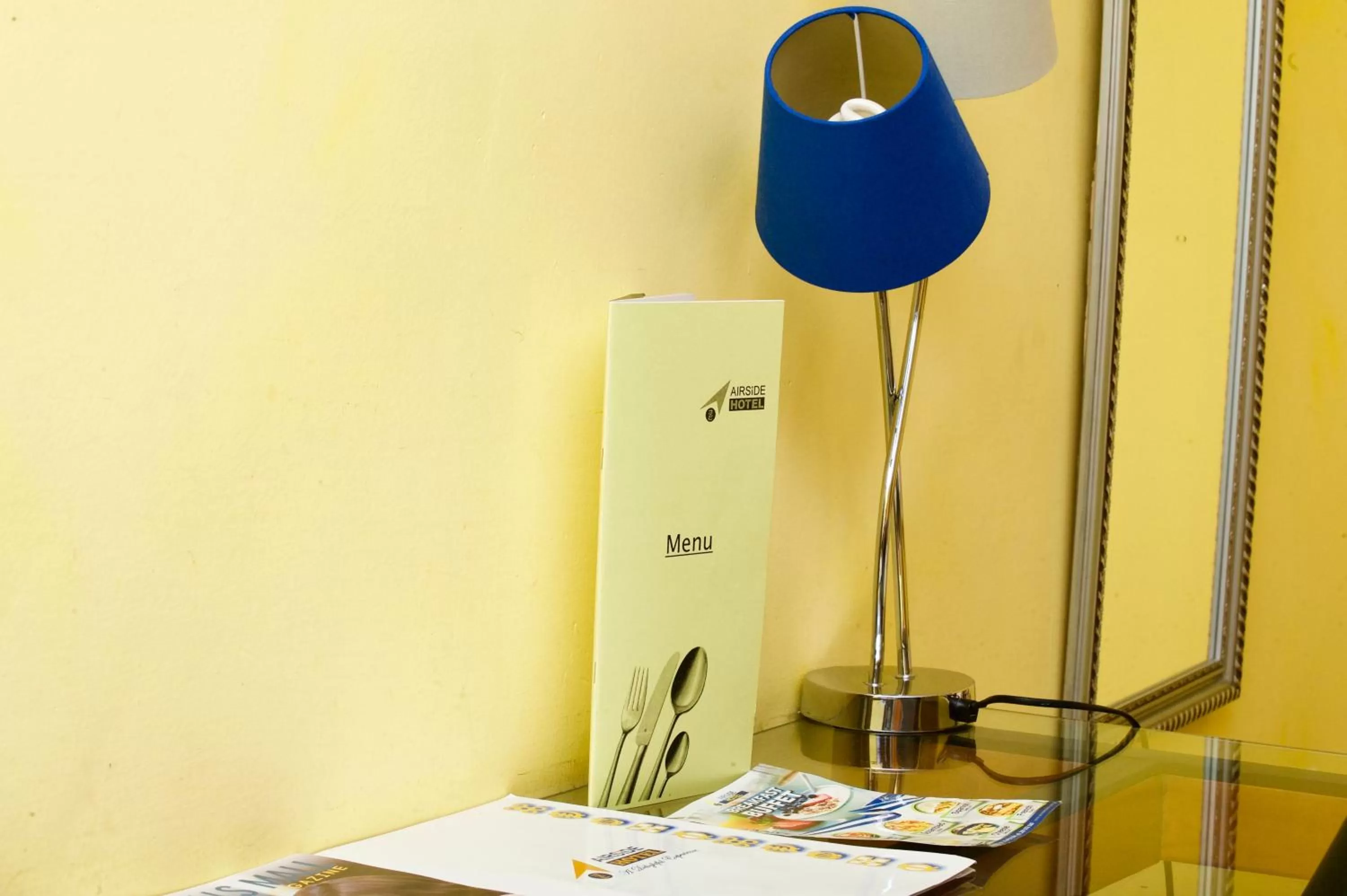 Decorative detail in Airside Hotel