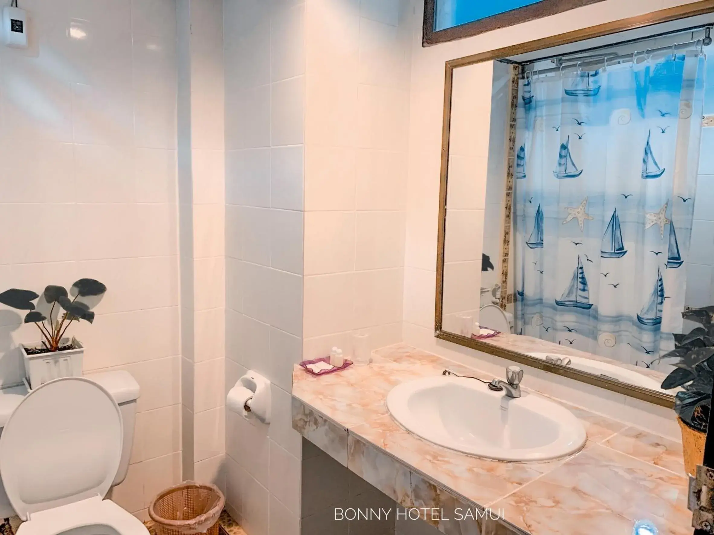 Property building, Bathroom in Bonny Hotel