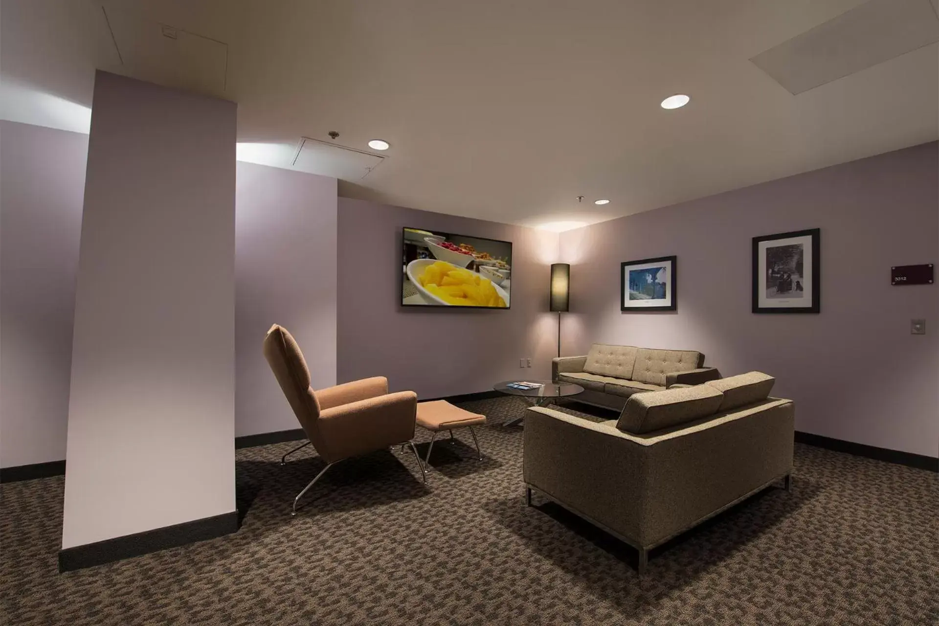 Property building, Seating Area in Kellogg Conference Hotel at Gallaudet University