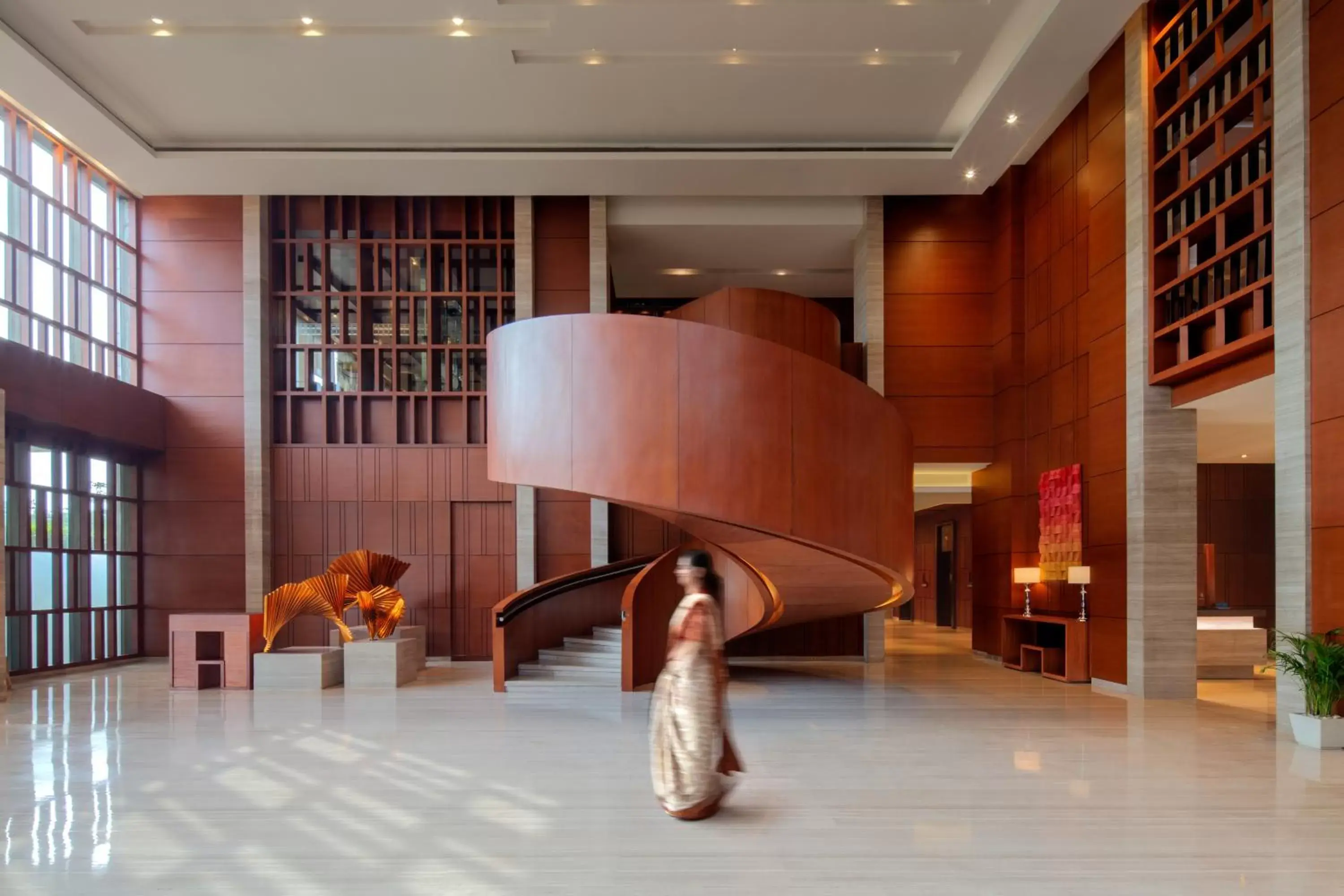 Lobby or reception in Hyatt Regency Chandigarh Lobby or reception in Hyatt Regency Chandigarh