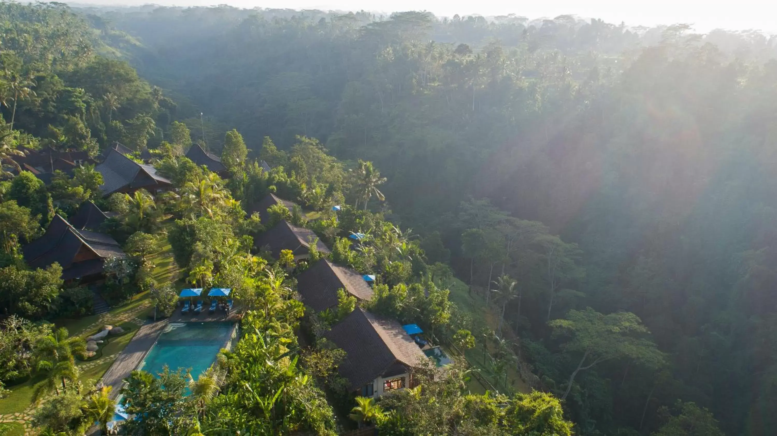 Area and facilities, Bird's-eye View in Ubud Valley Boutique Resort