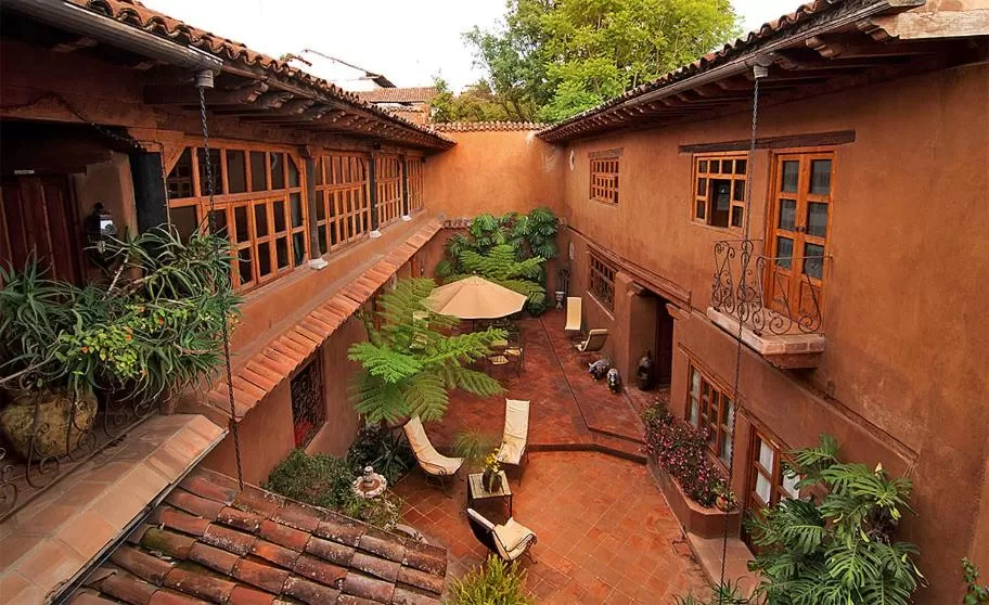 Patio in Hotel Casa Encantada
