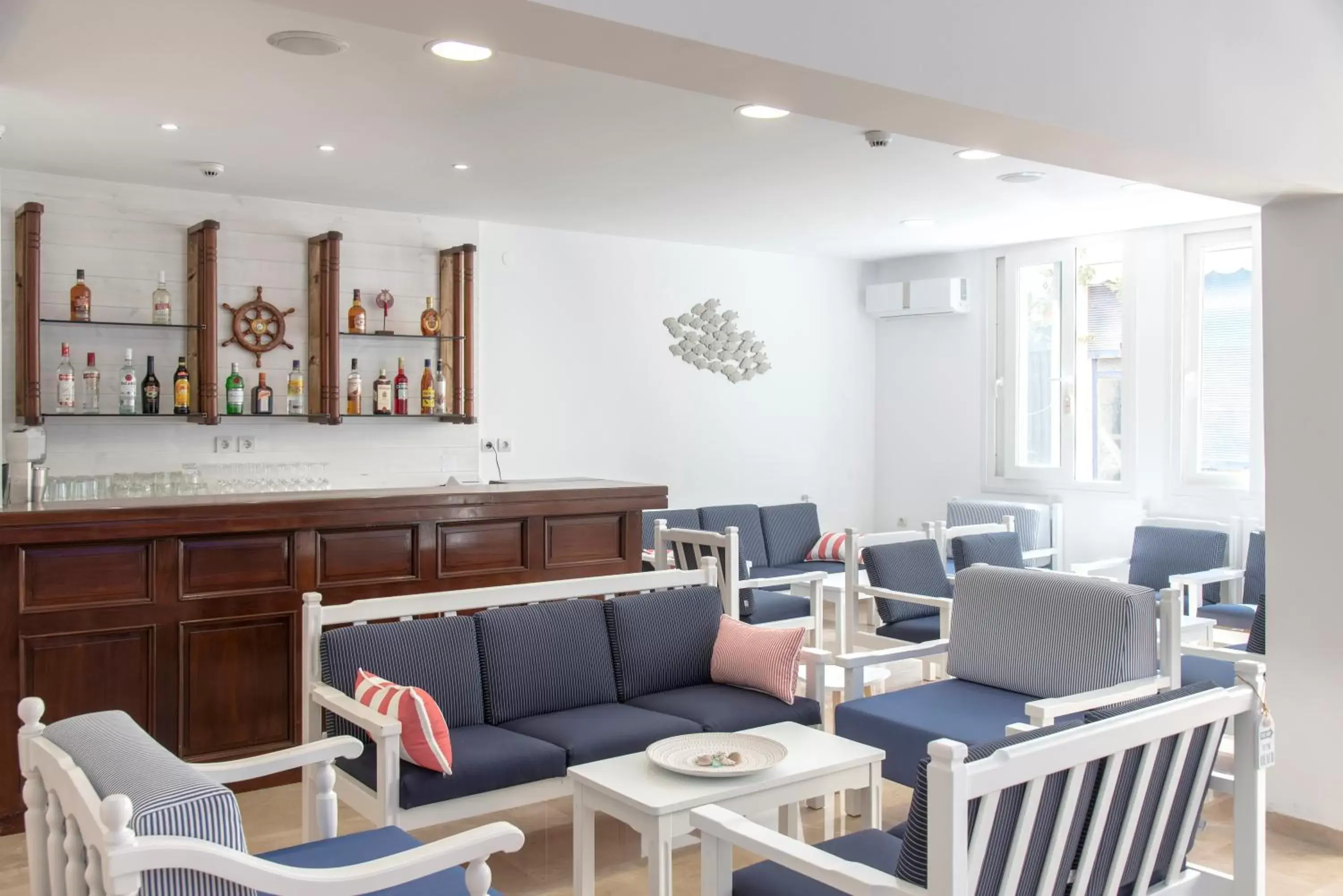 Lounge or bar in Naiades Marina Hotel Lounge or bar in Naiades Marina Hotel