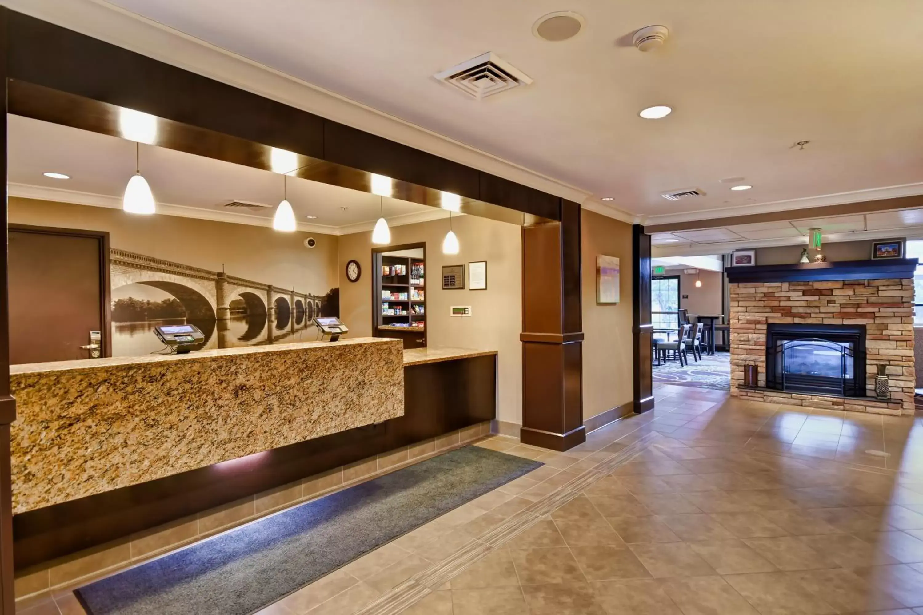 Property building, Lobby/Reception in Staybridge Suites Madison - East, an IHG Hotel
