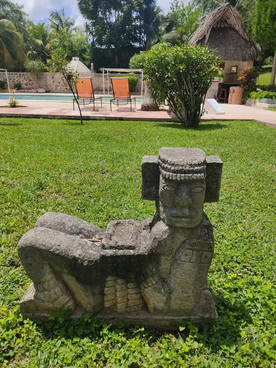 Natural landscape in Hotel Puerta Chichen