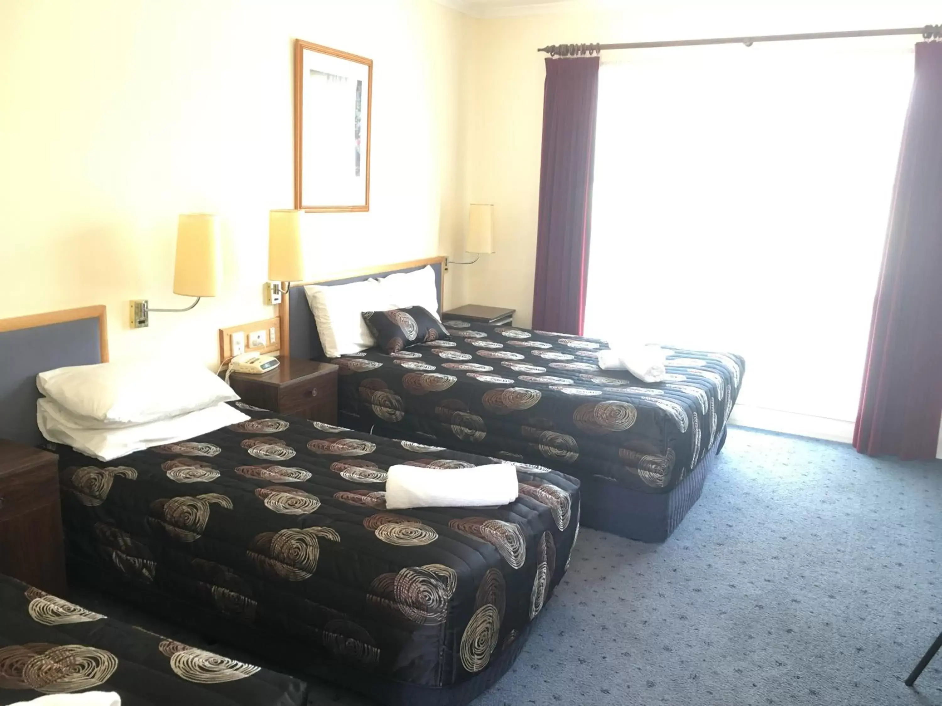 Bedroom, Bed in Australia Park Motel