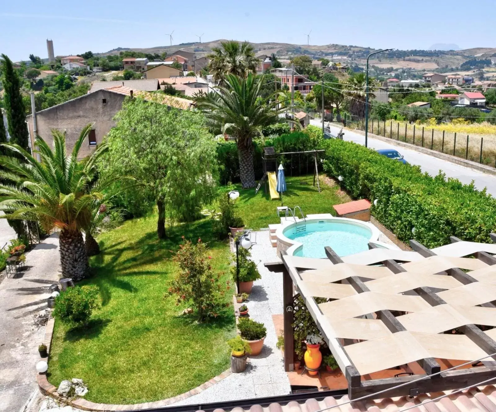 Pool View in Simo Amour