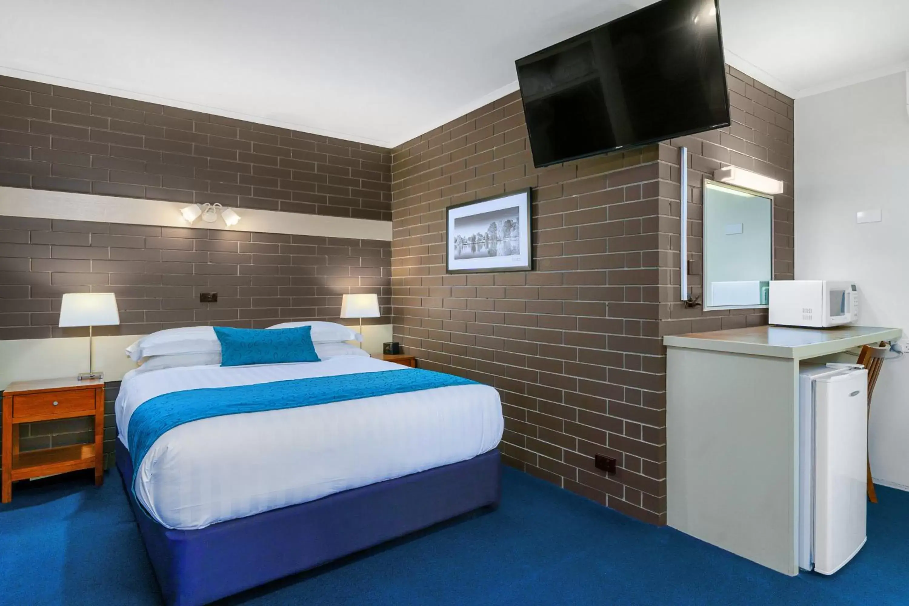 Bedroom, Bed in Stagecoach Motel Wodonga