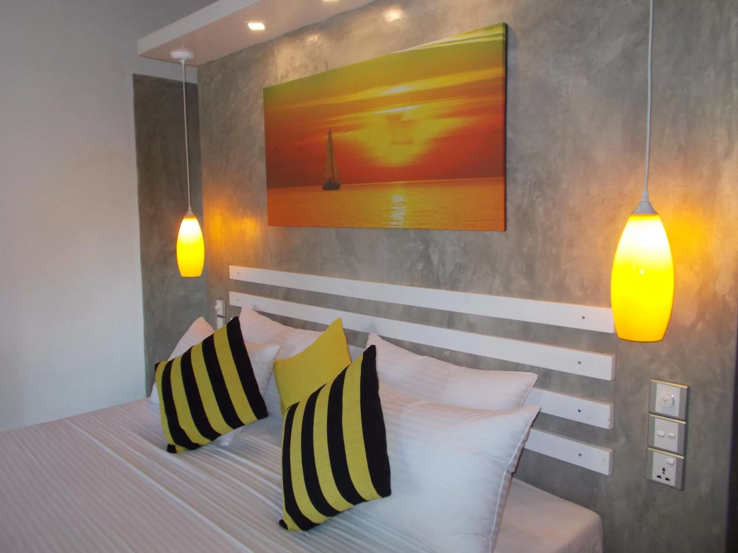 Decorative detail, Bed in Villa Dominikku