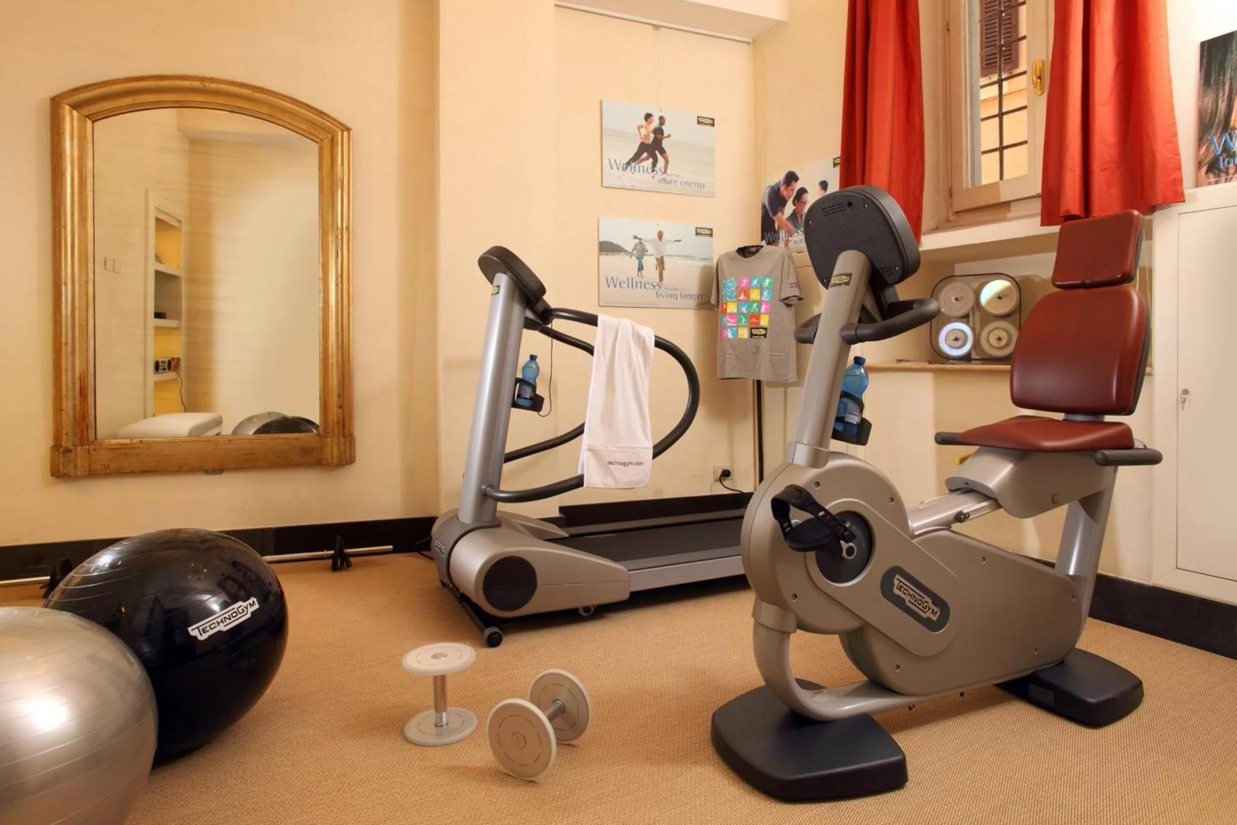 Fitness centre/facilities in Hotel Adriano