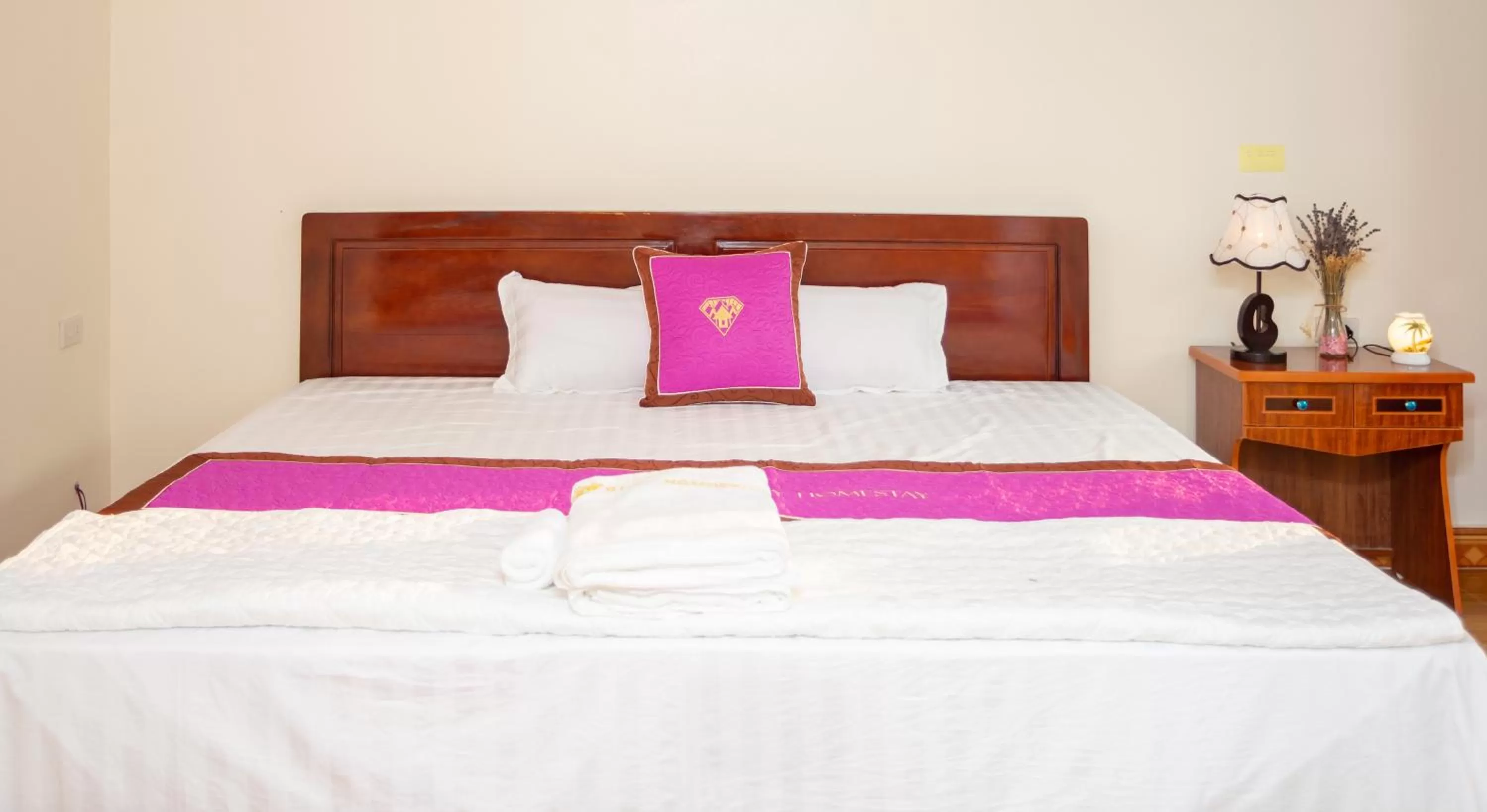 Bed in Ruby Homestay