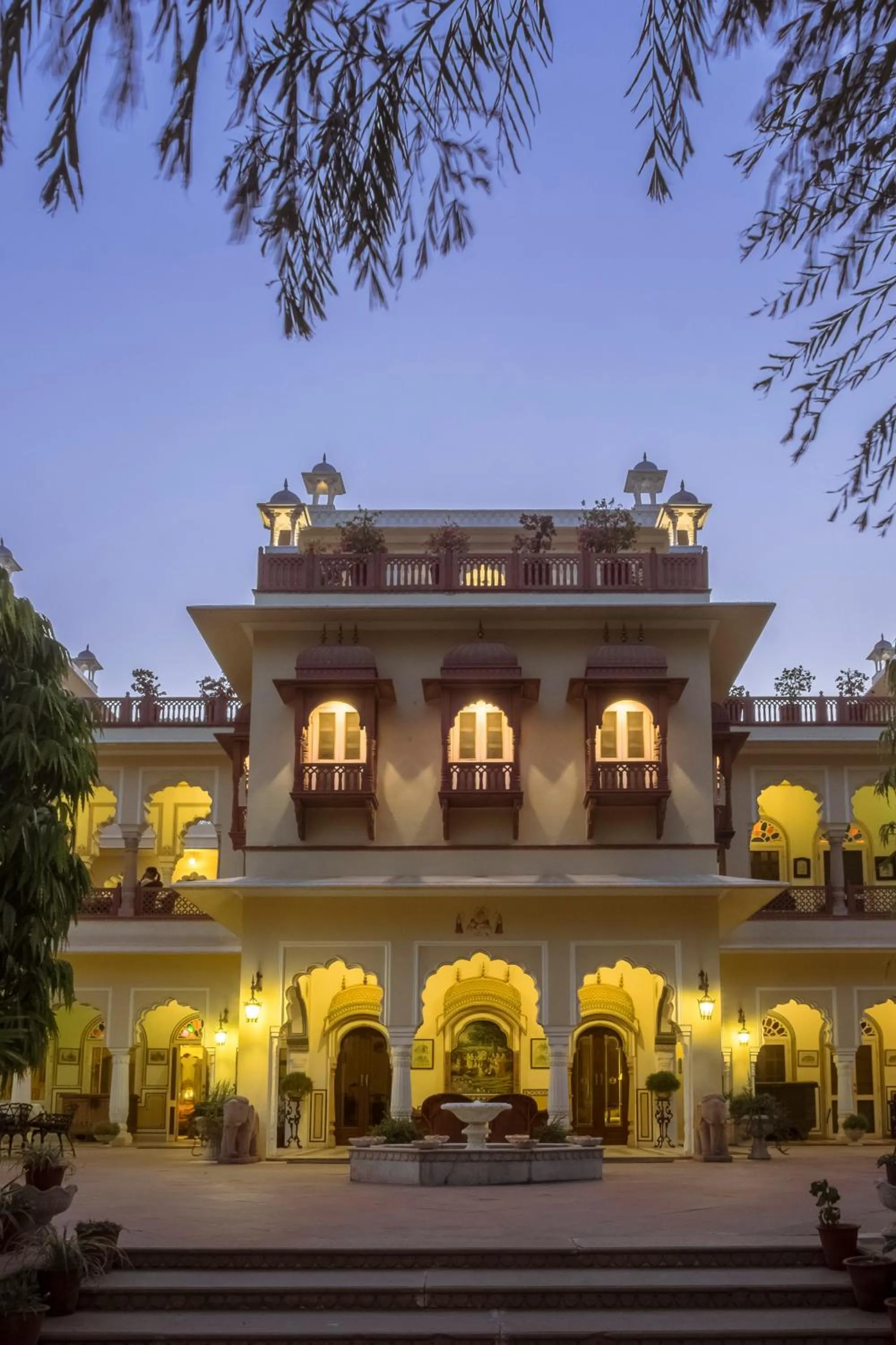 Facade/entrance in Alsisar Haveli - Heritage Hotel