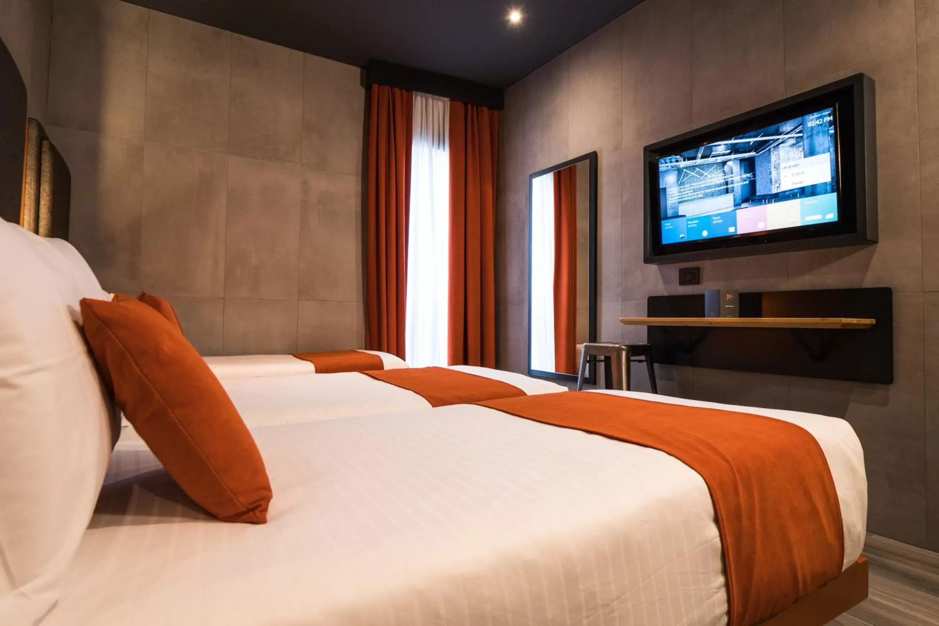 Bed in J24 Hotel Milano