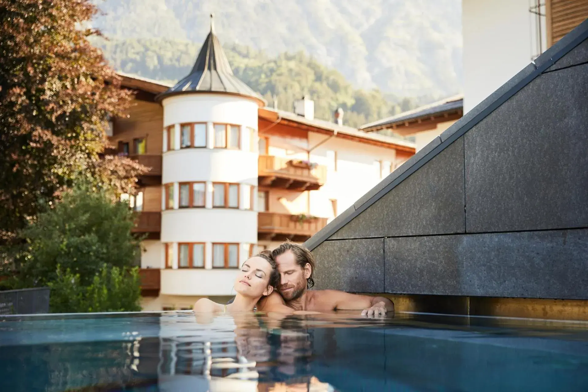 People, Swimming Pool in All In Resort Schwarzbrunn