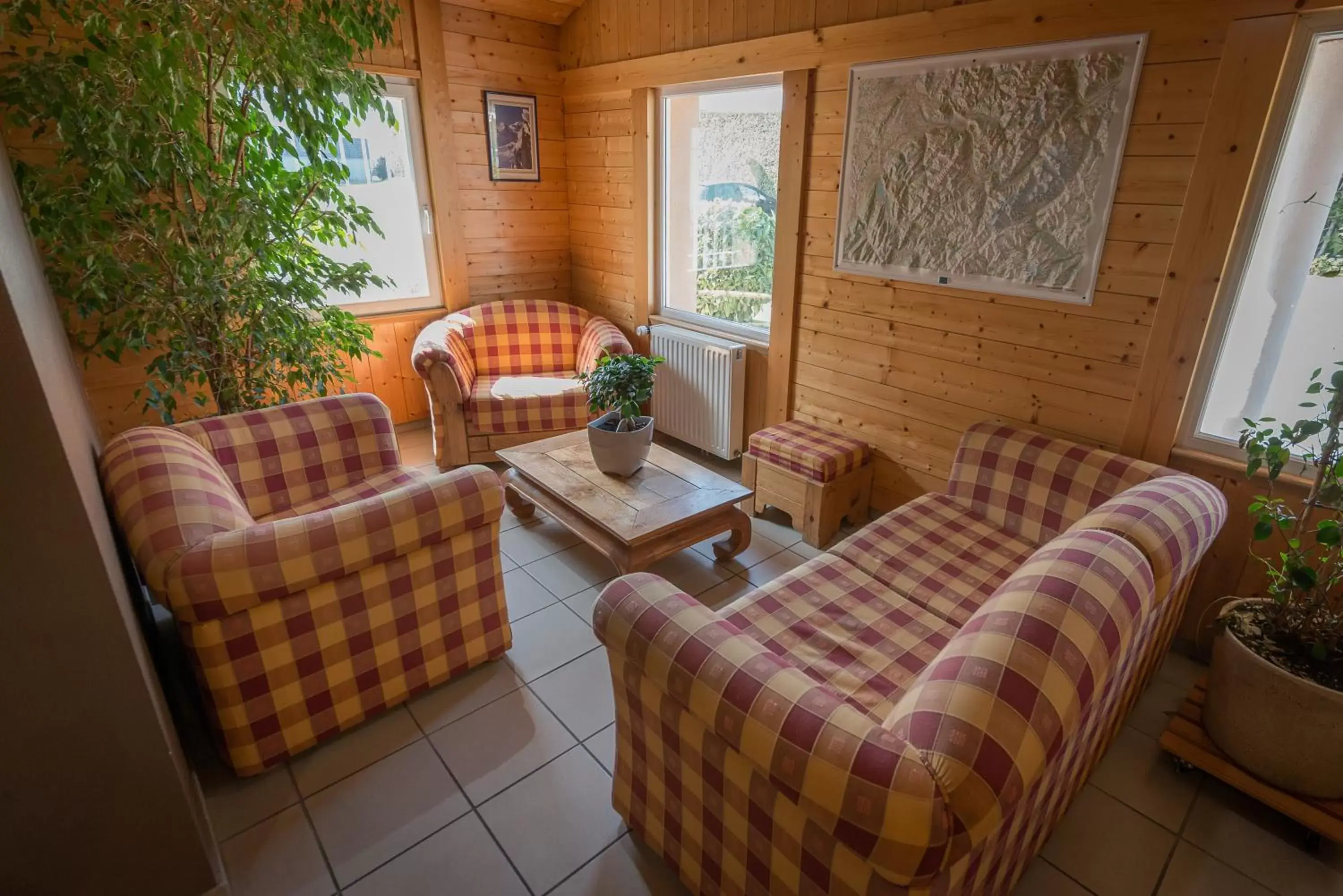 Seating Area in Fasthotel Annecy