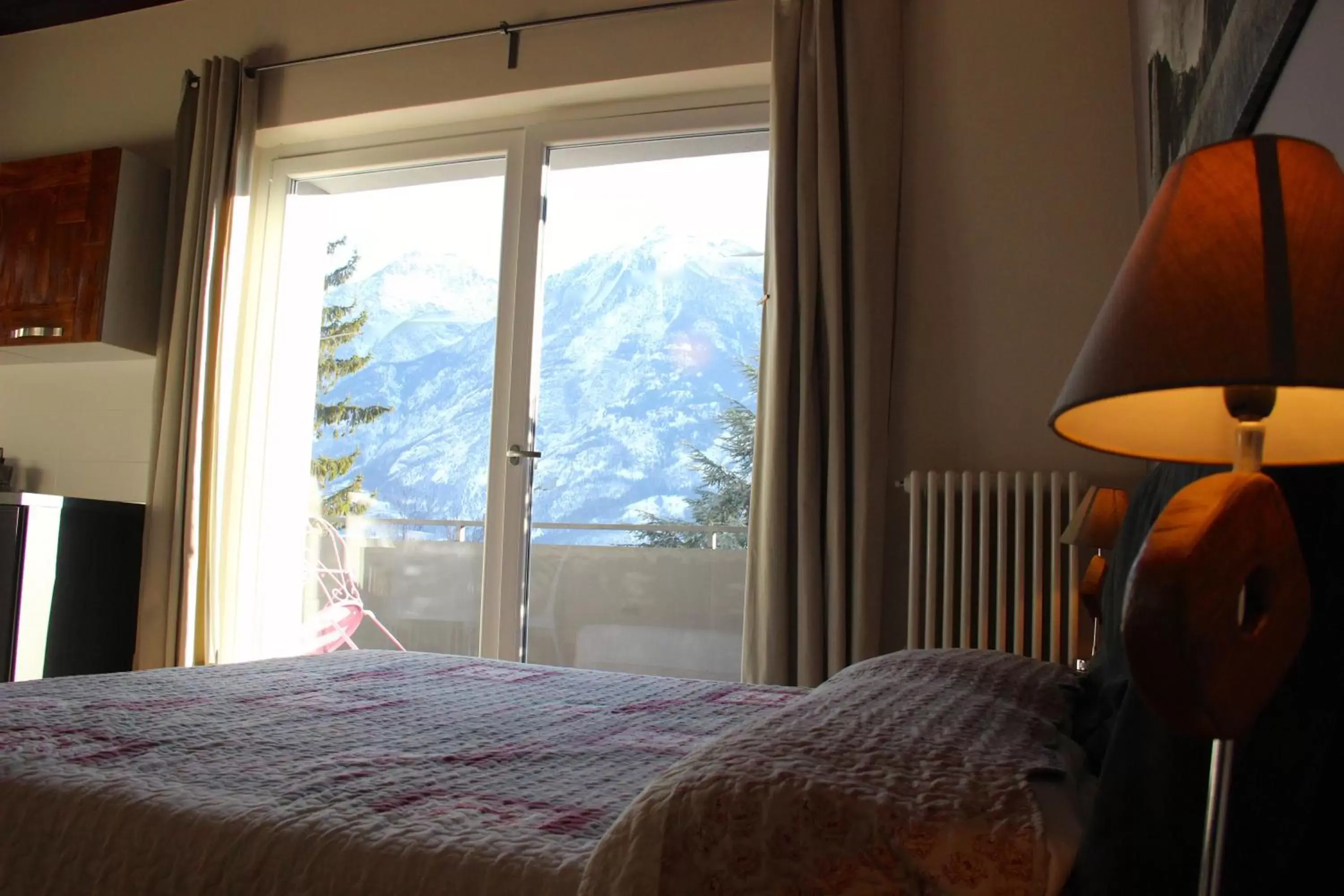 Bed, Mountain View in Case Appartamenti Vacanze Da Cien