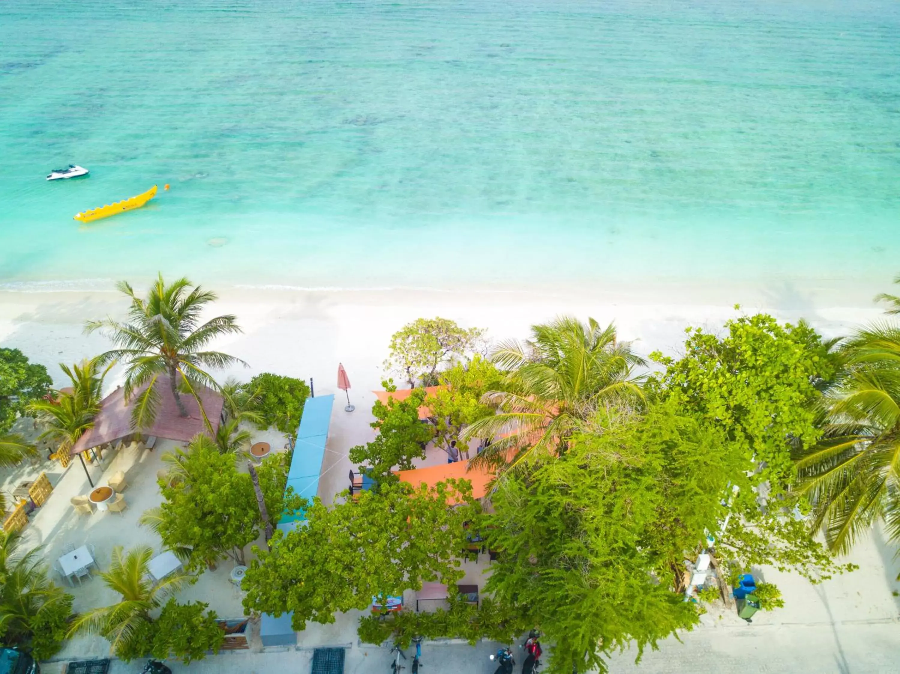 Beach, Bird's-eye View in Paralian Hulhumale'