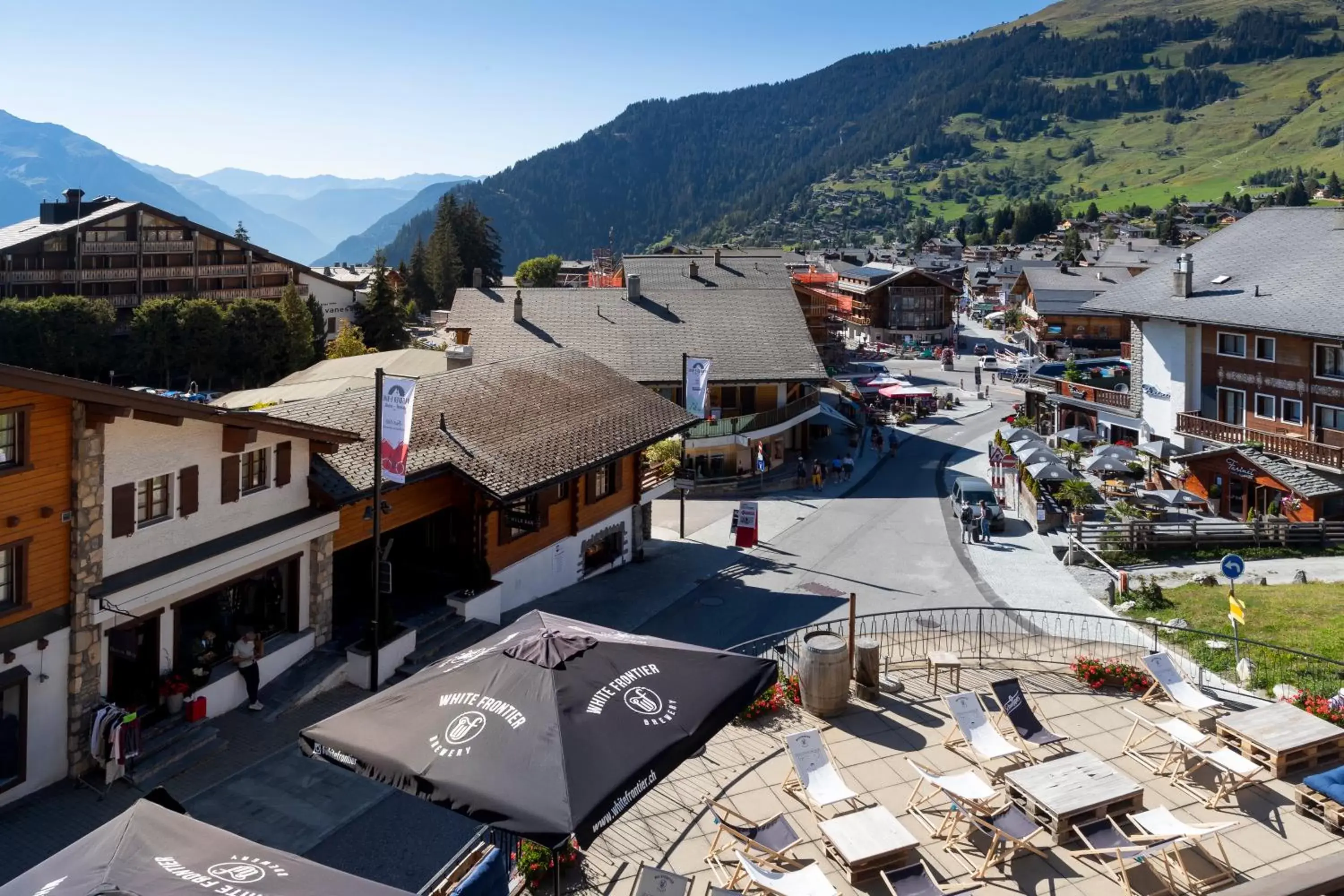 Mountain view in Hotel la Rotonde