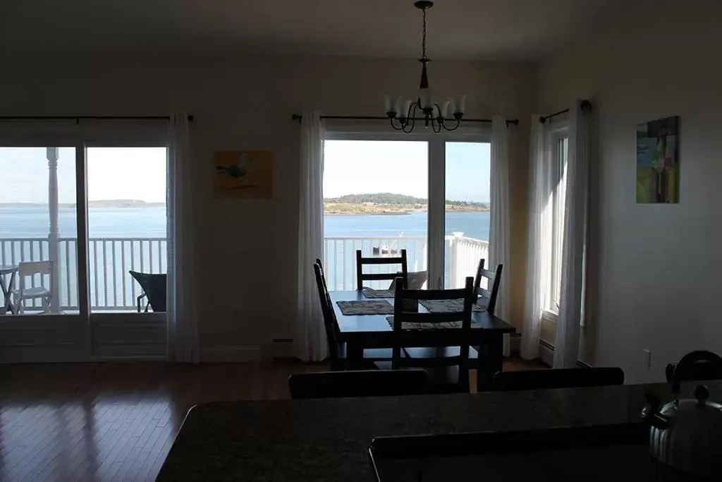 Dining area in The Inn on the Wharf