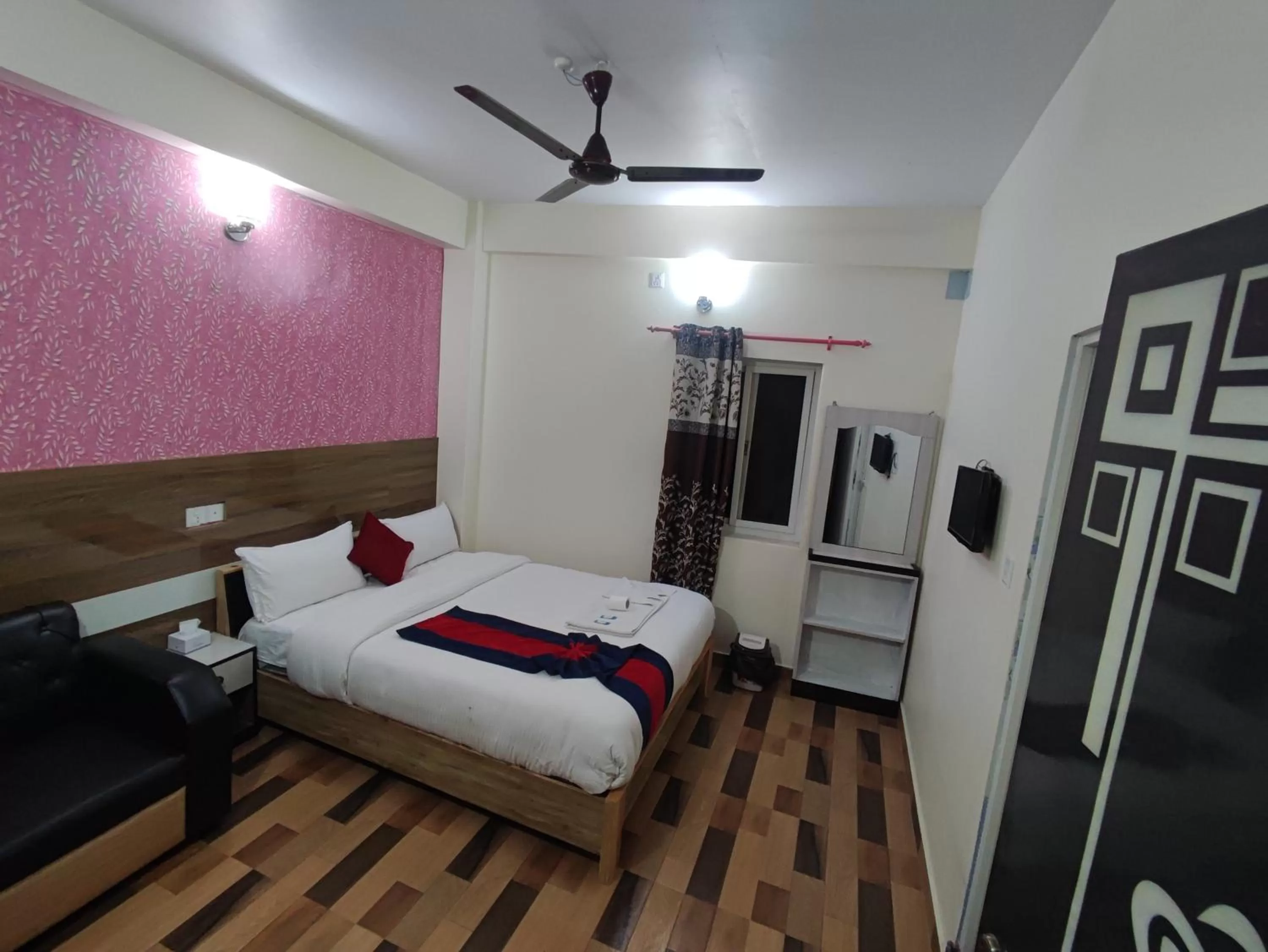 Bed in Hotel Kajiinn