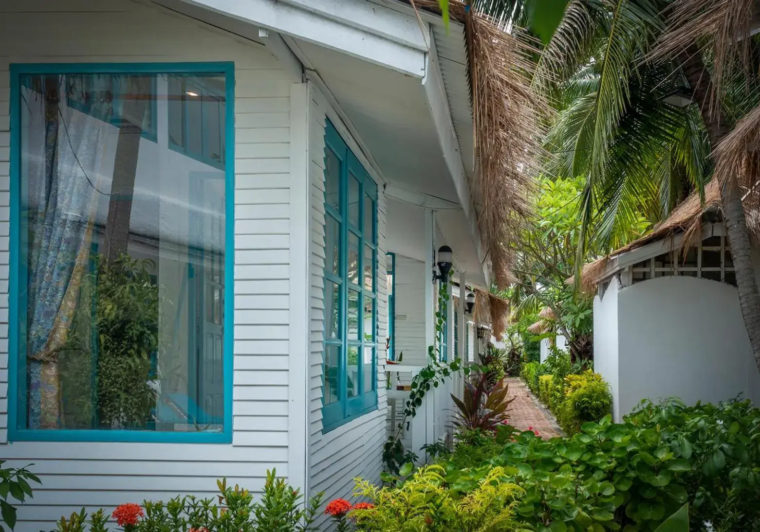 Garden view in Sand Sea Resort & Spa - Lamai Beach , Koh Samui