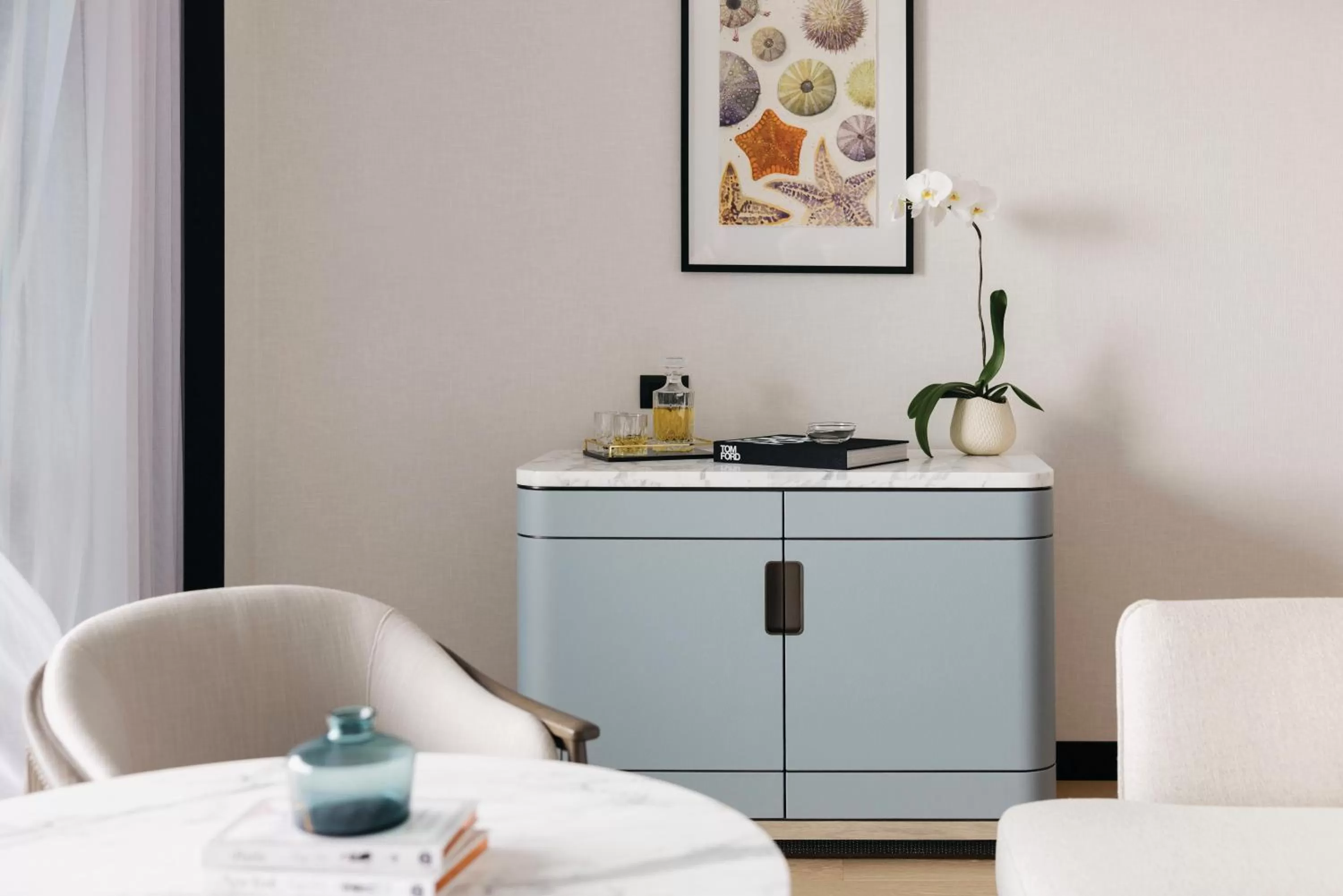 Living room in The Langham, Gold Coast and Jewel Residences