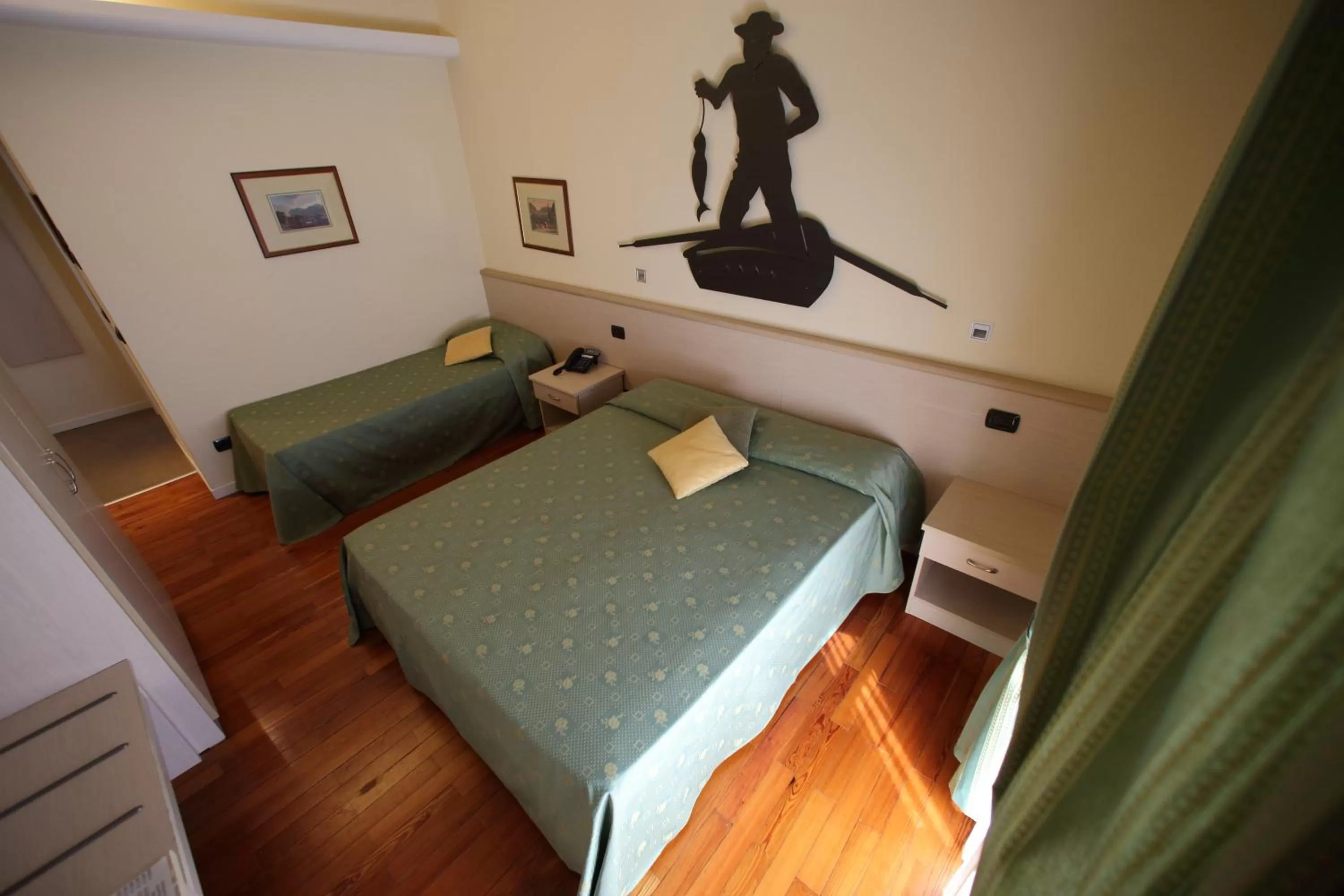 Bed in Hotel Fioroni