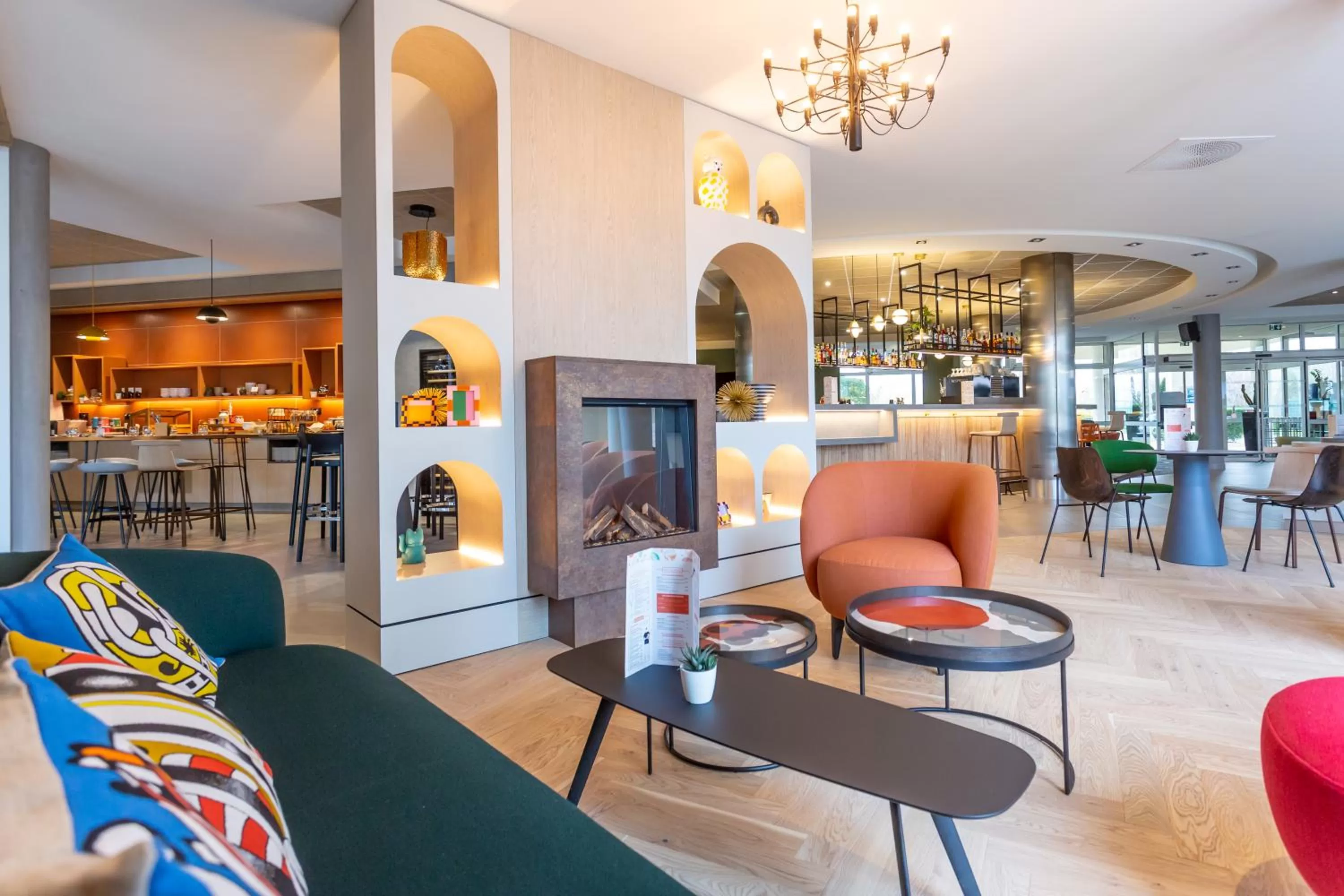 Living room in Novotel Bourges