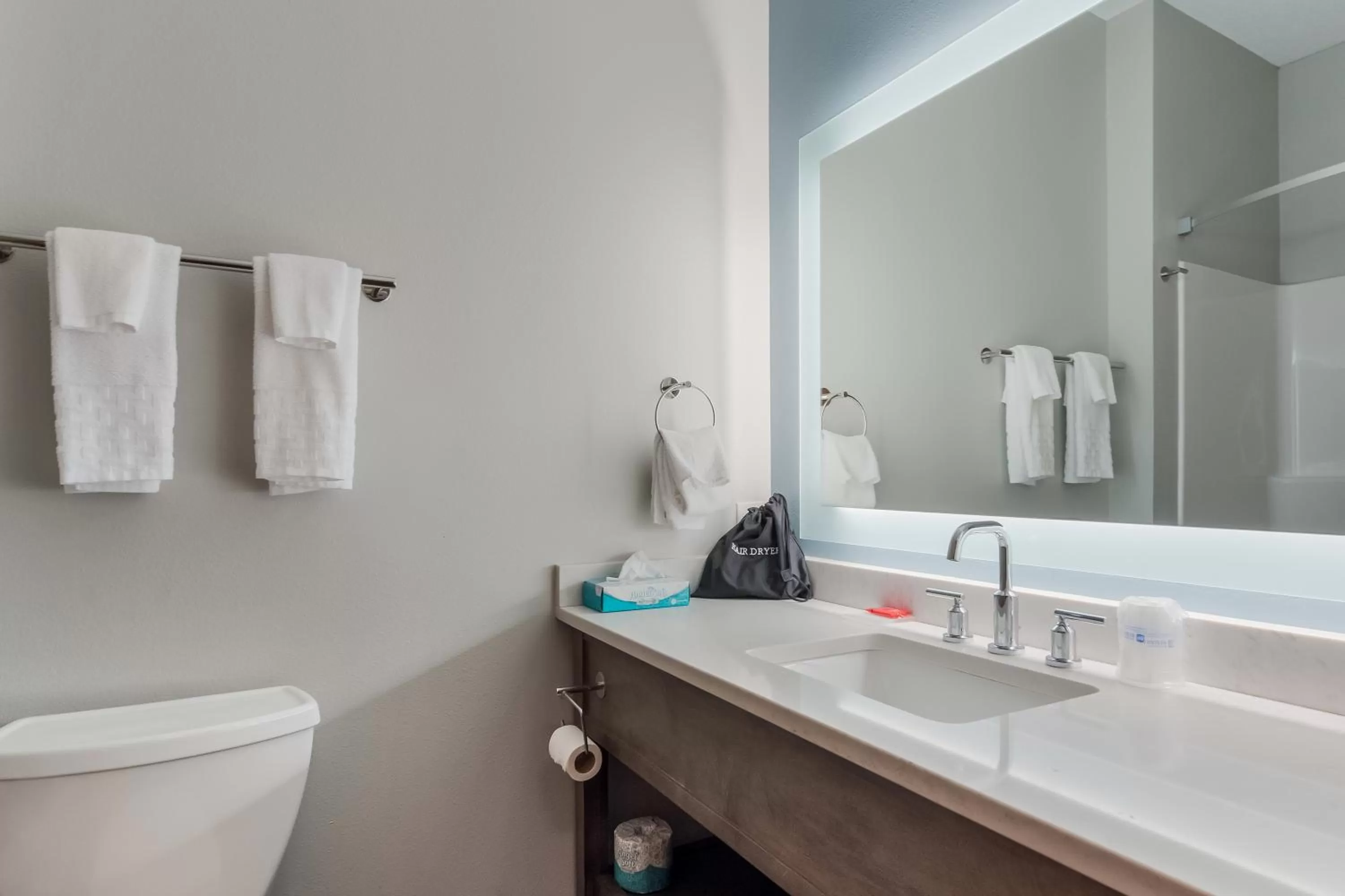 Toilet in SureStay Plus Hotel by Best Western Highland Poughkeepsie