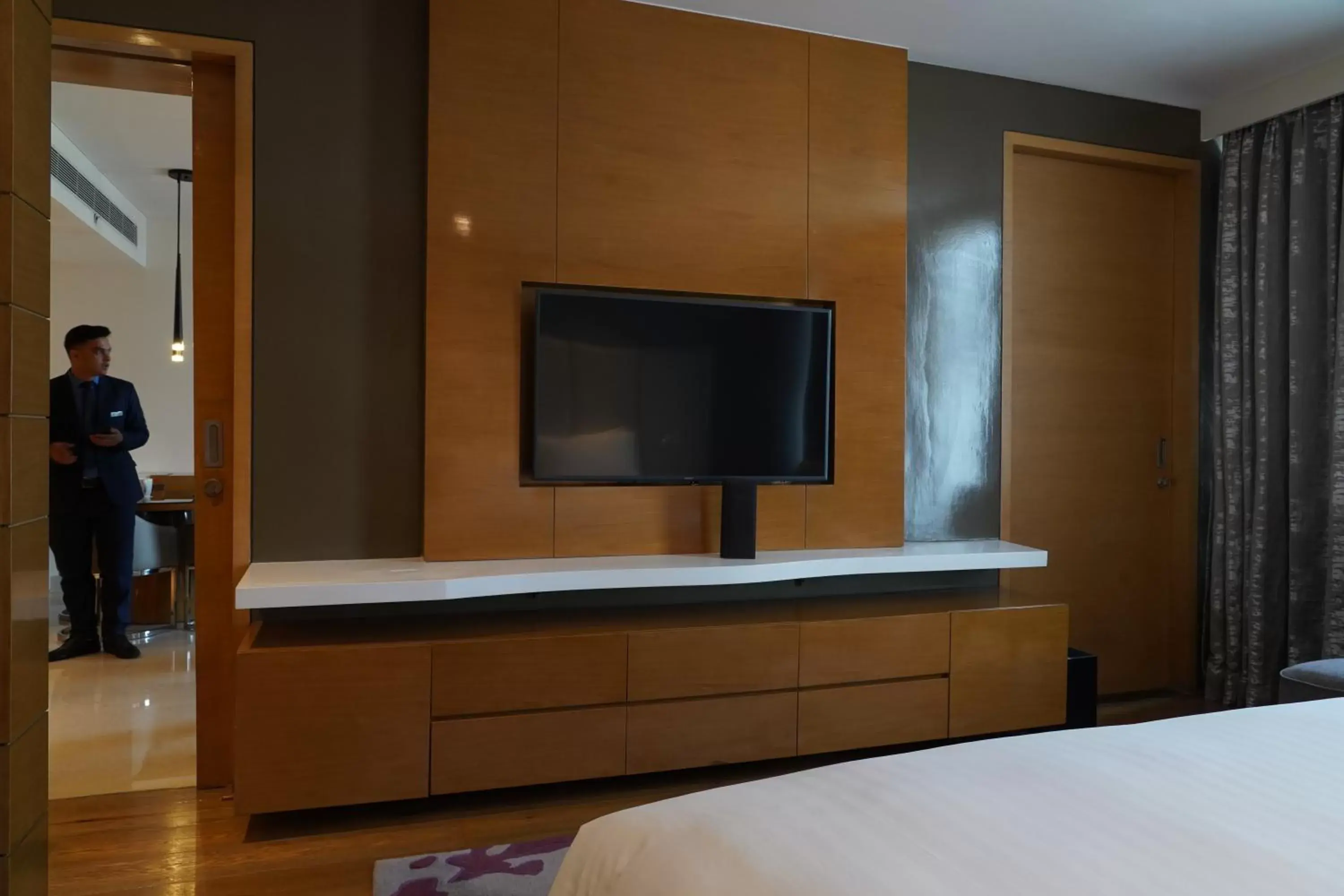 TV and multimedia, TV/Entertainment Center in Marriott Executive Apartments Hyderabad